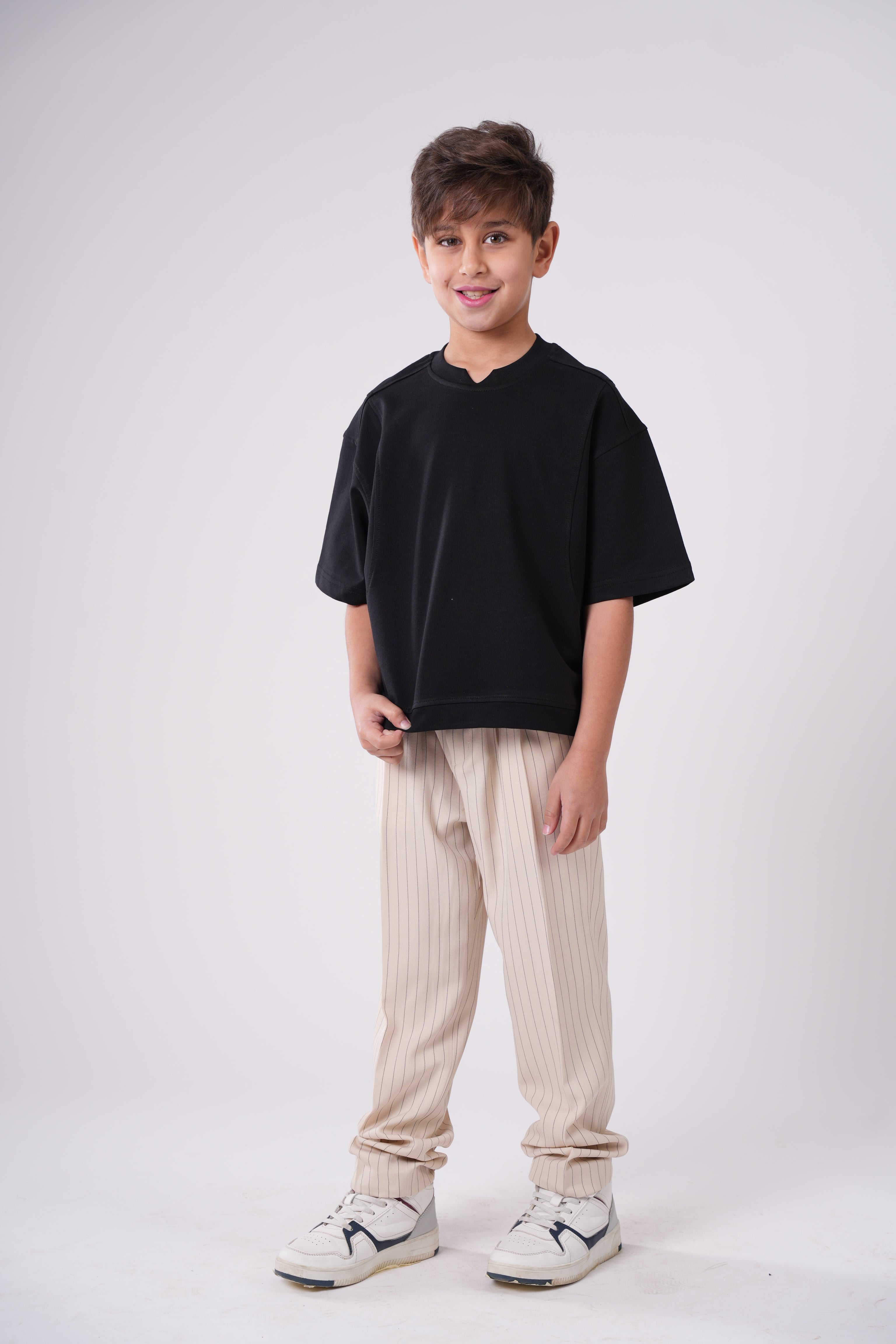 Boys’ Oversized Paneled T-shirt