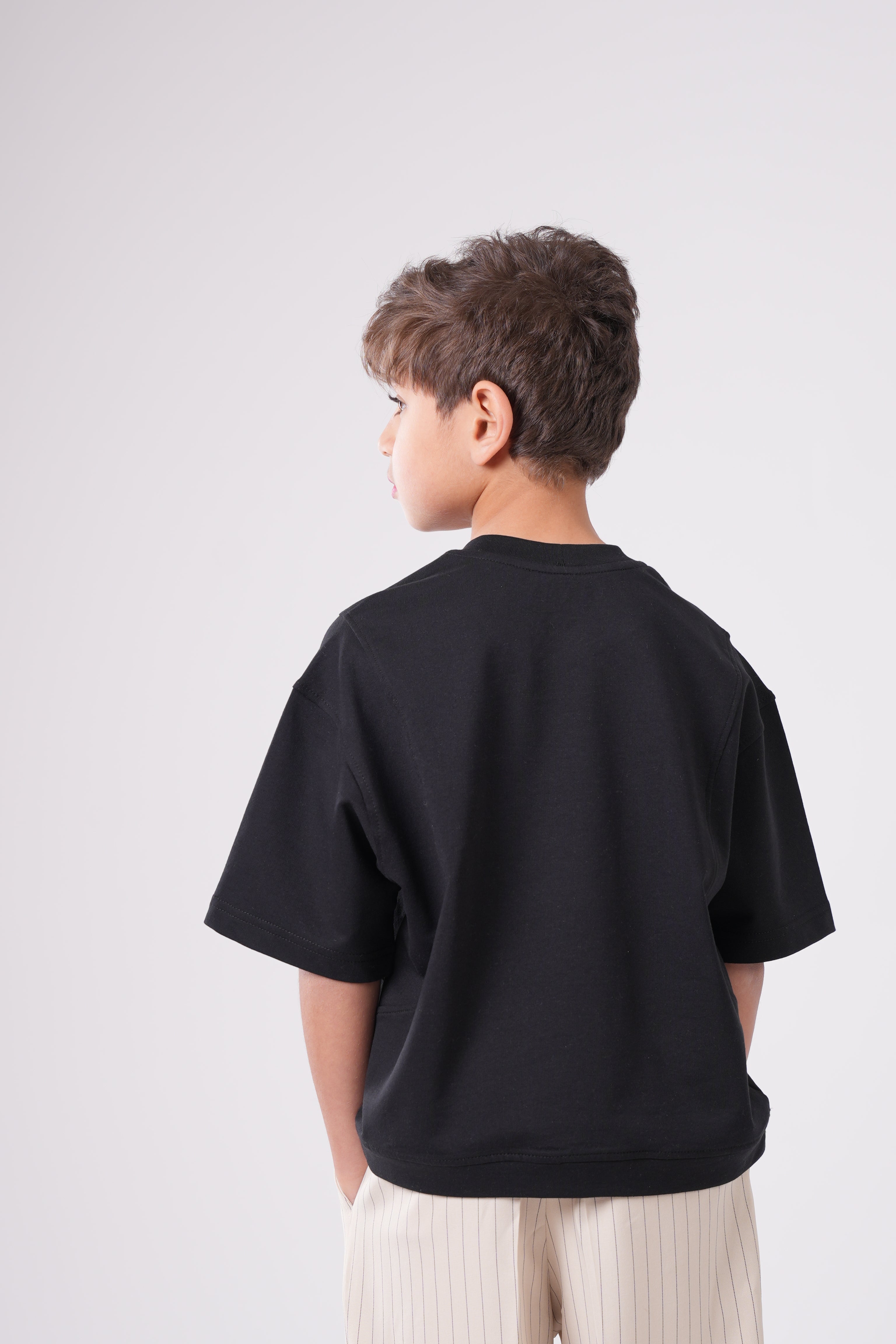 Boys’ Oversized Paneled T-shirt