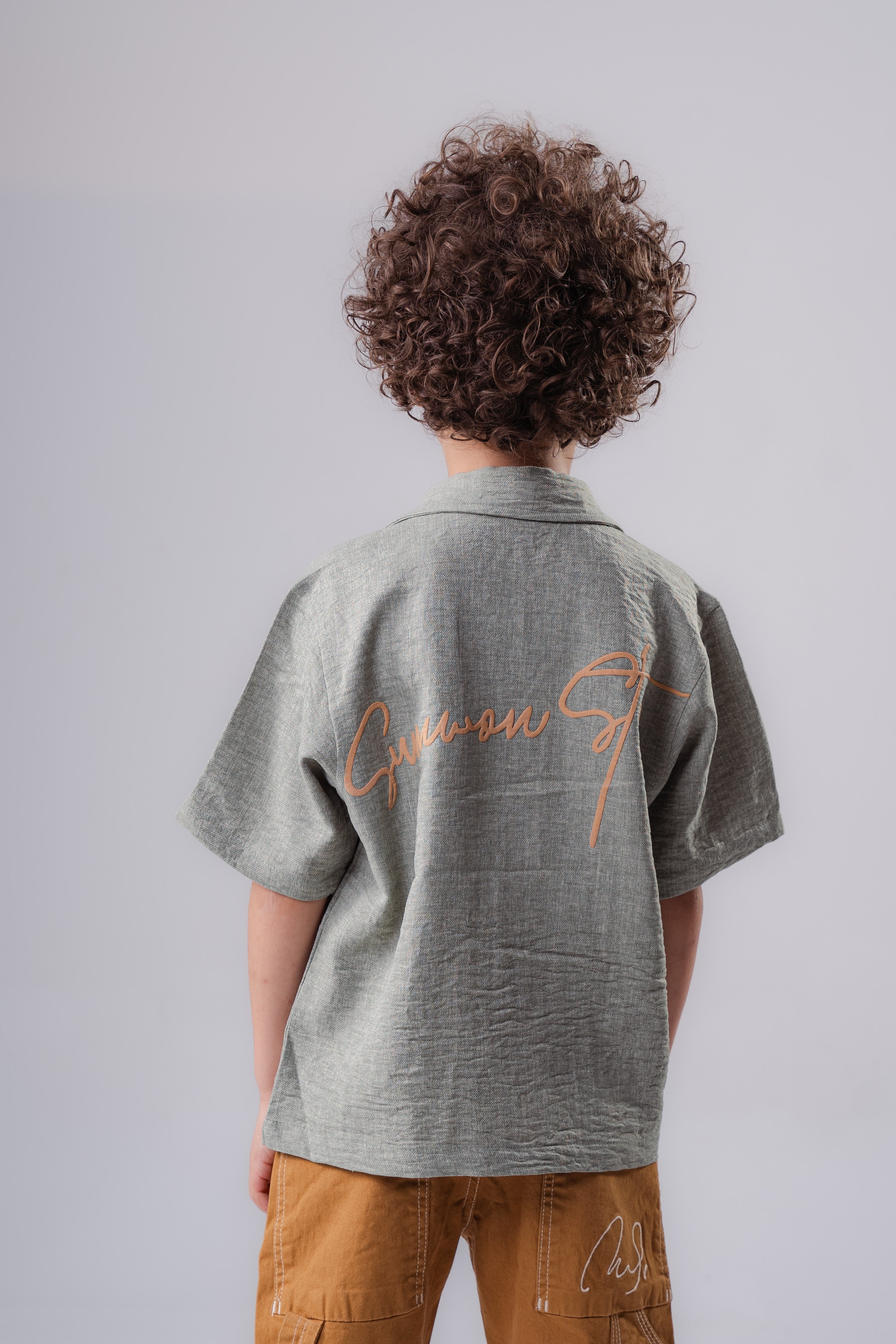 Boys’ Linen Short-Sleeve
