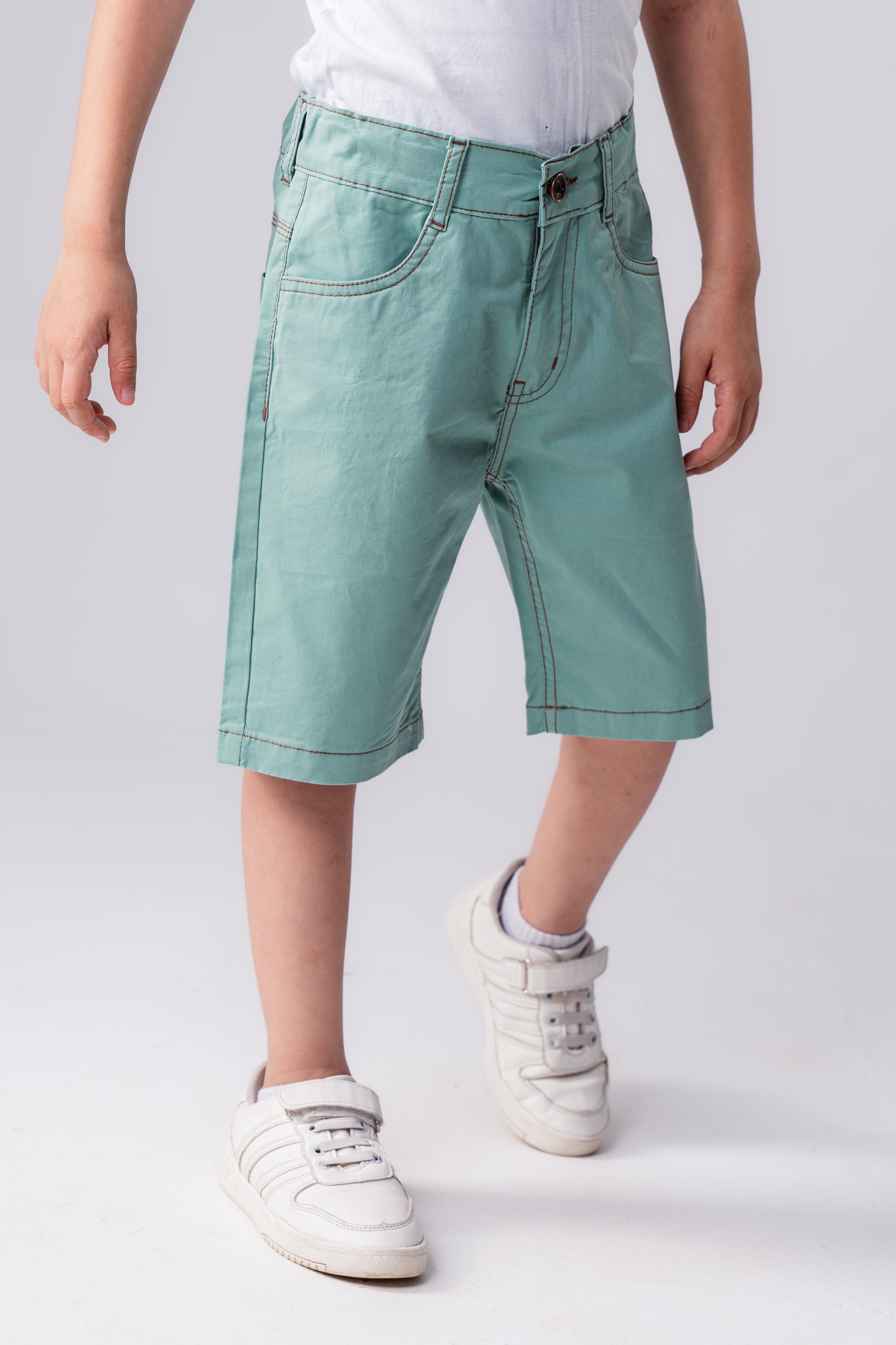 Boys’   Shorts with Contrast Stitching