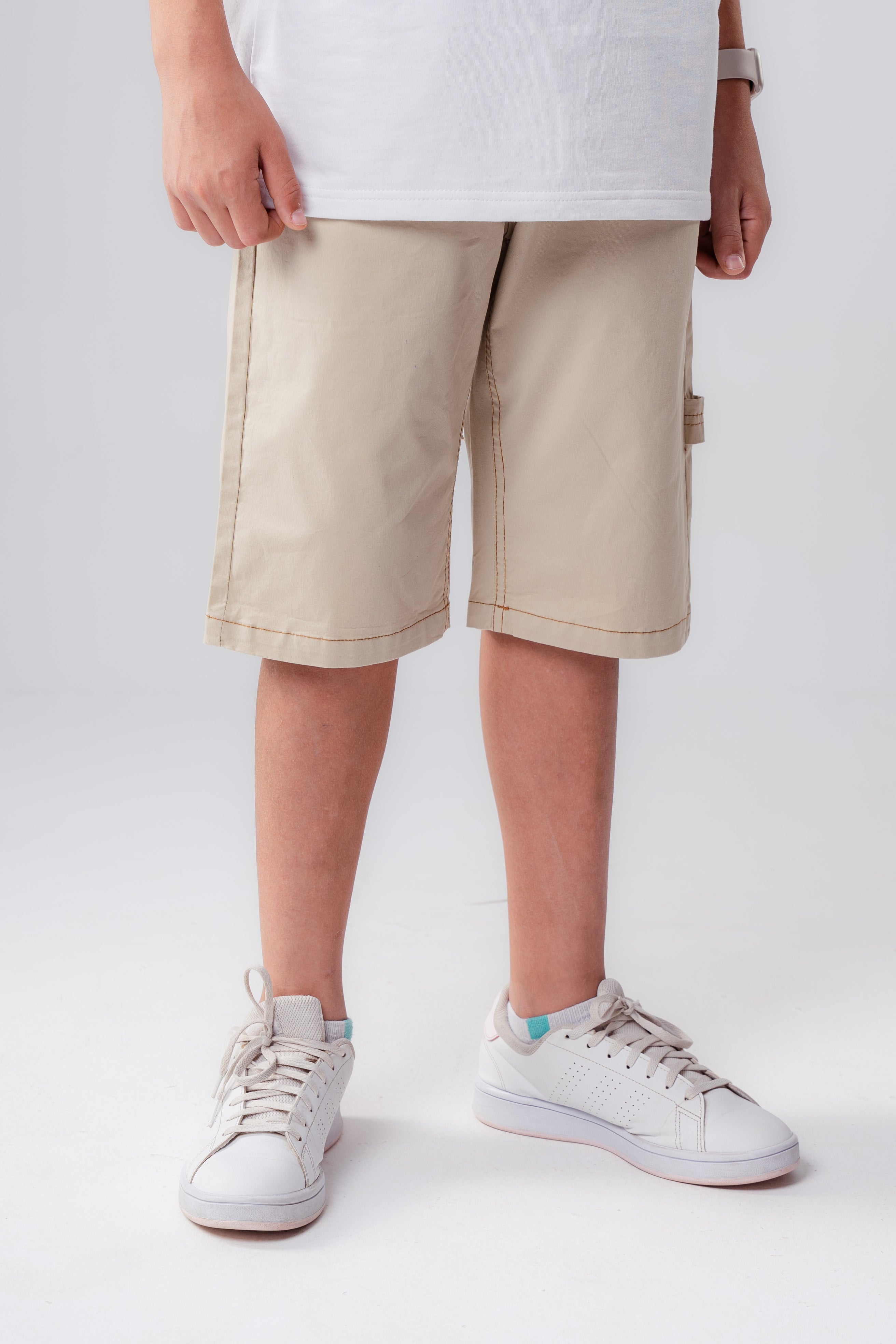 Boys’   Shorts with Contrast Stitching