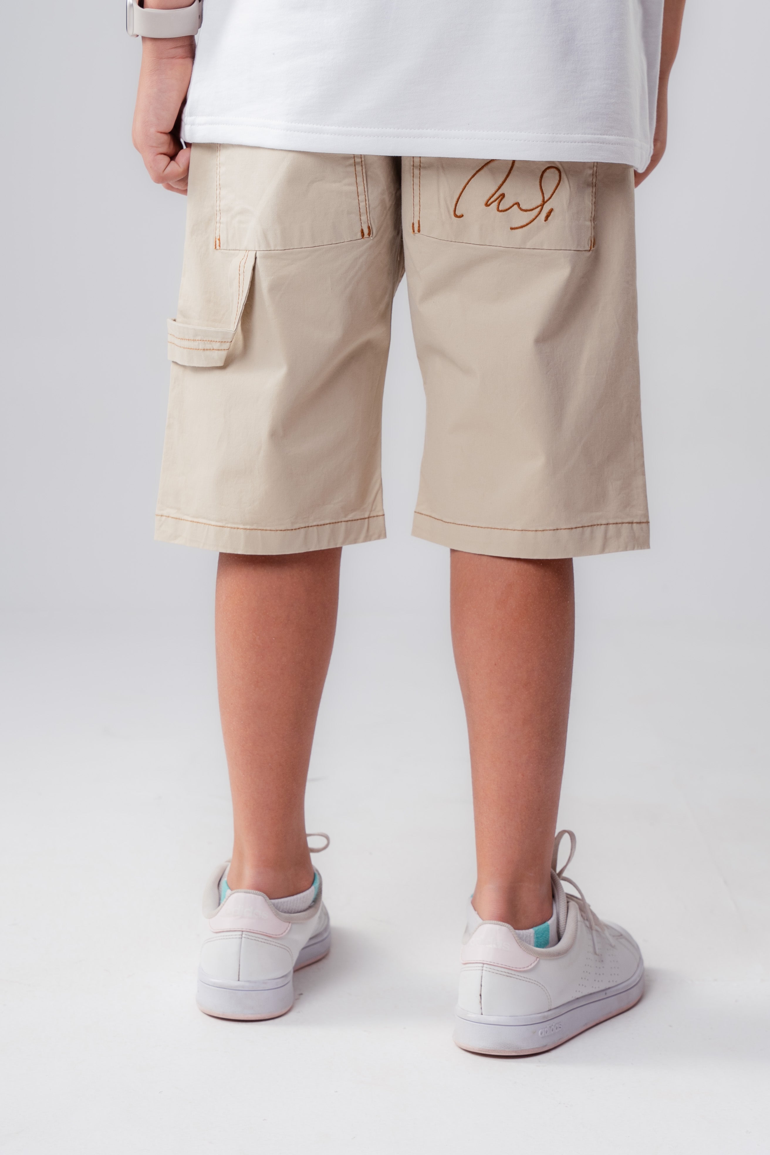 Boys’   Shorts with Contrast Stitching