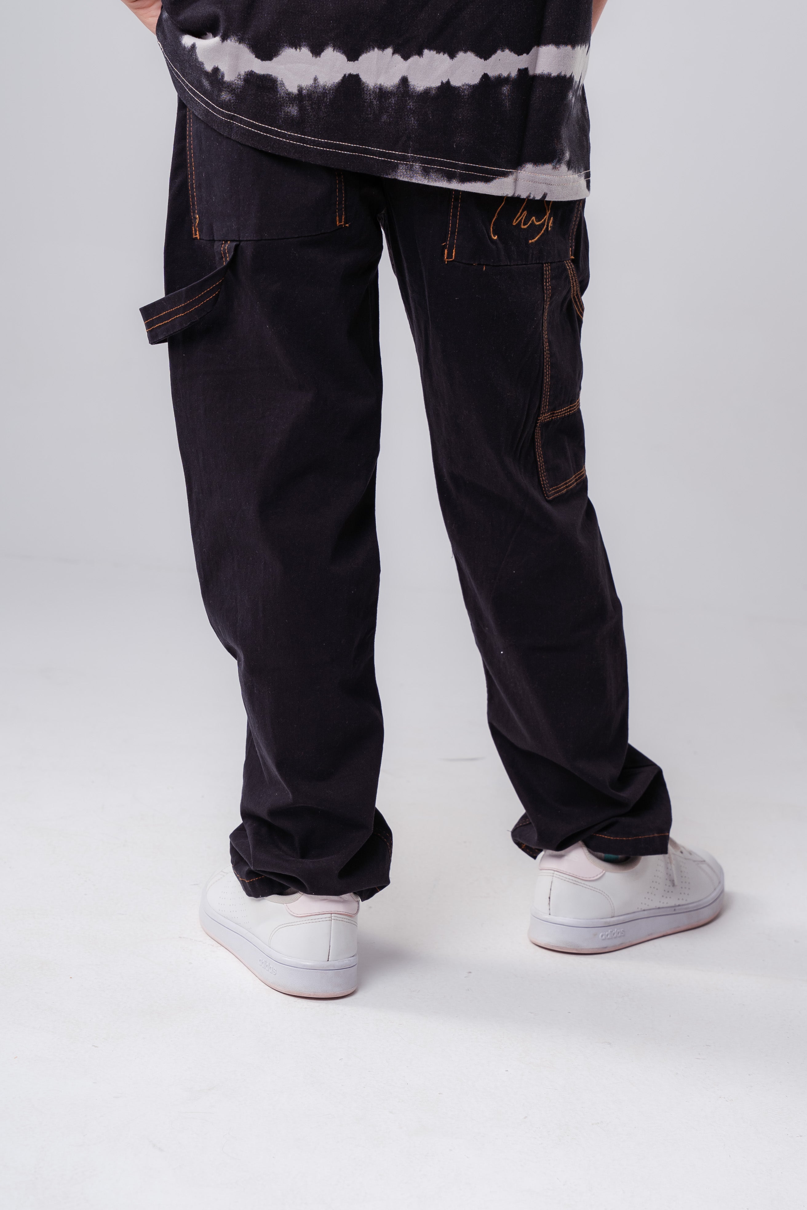 Boys Straight Fit Trousers With embroidery