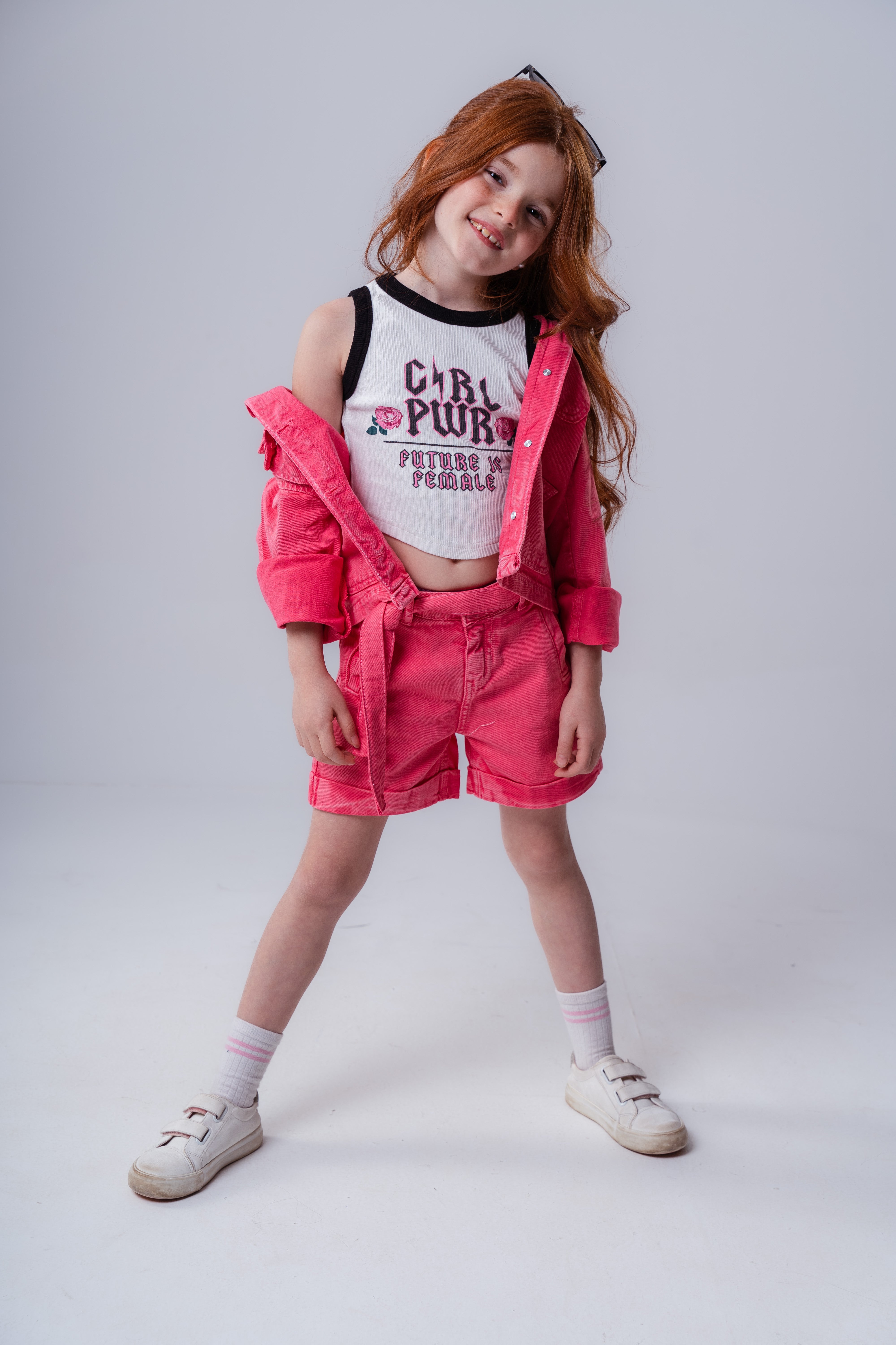 Girls’  Jacket – Soft Textured Casual Outerwear