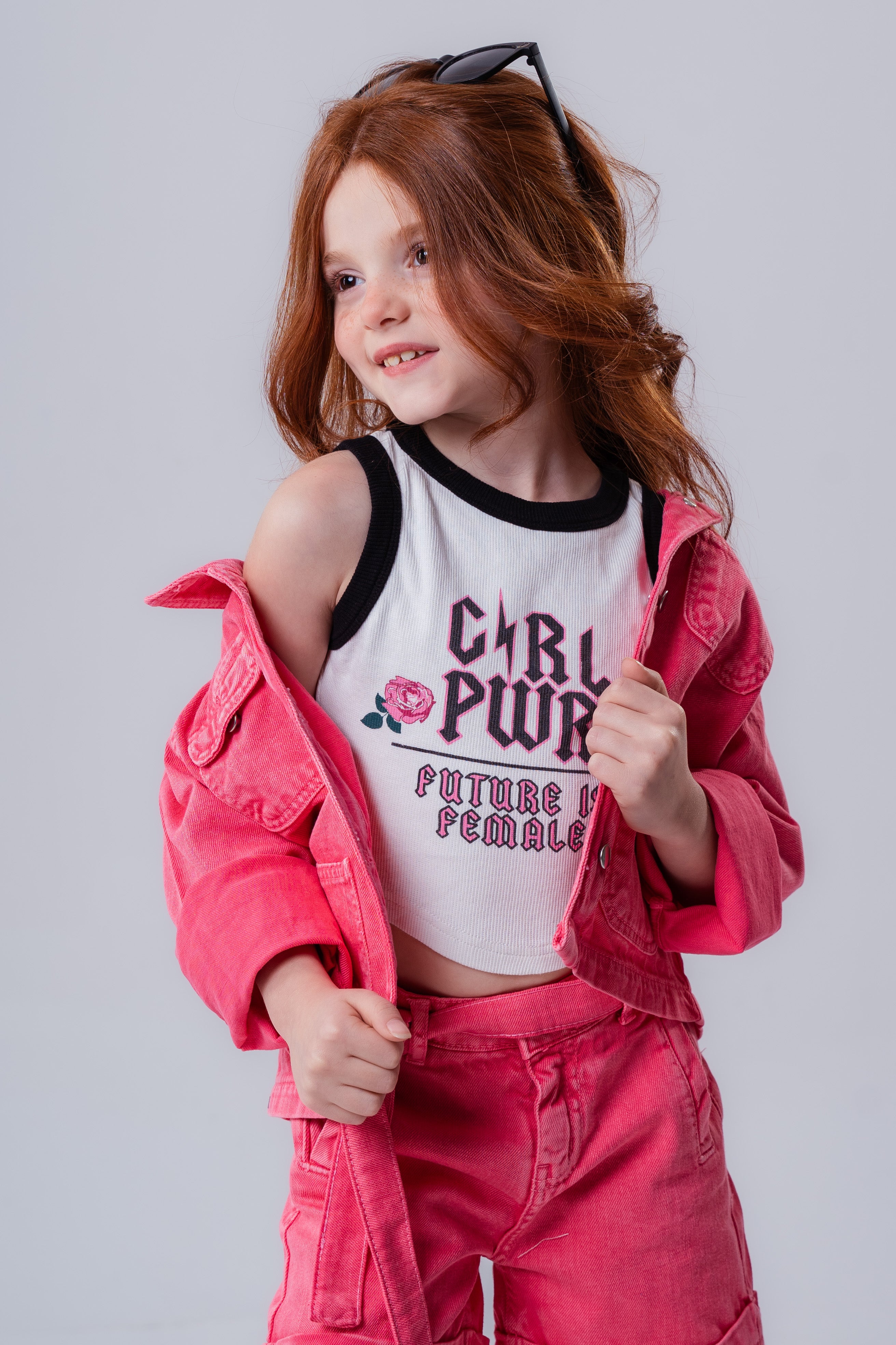 Girls’  Jacket – Soft Textured Casual Outerwear