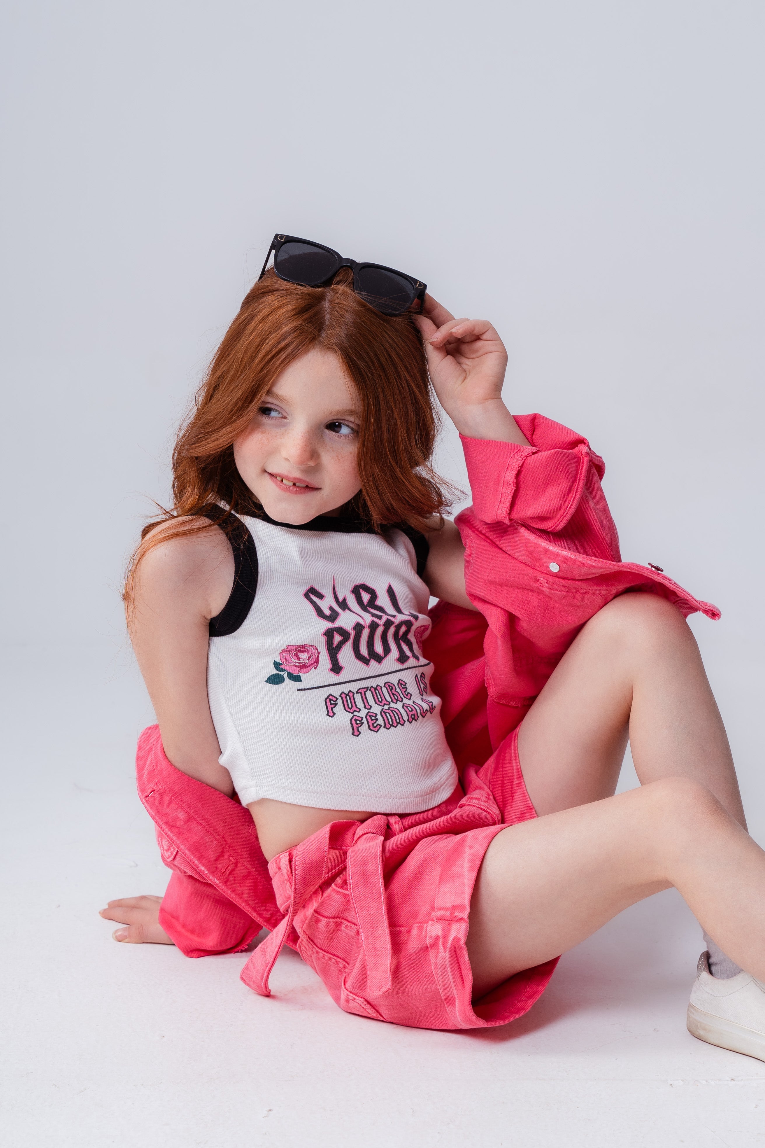 Girls’  High-Waisted Shorts