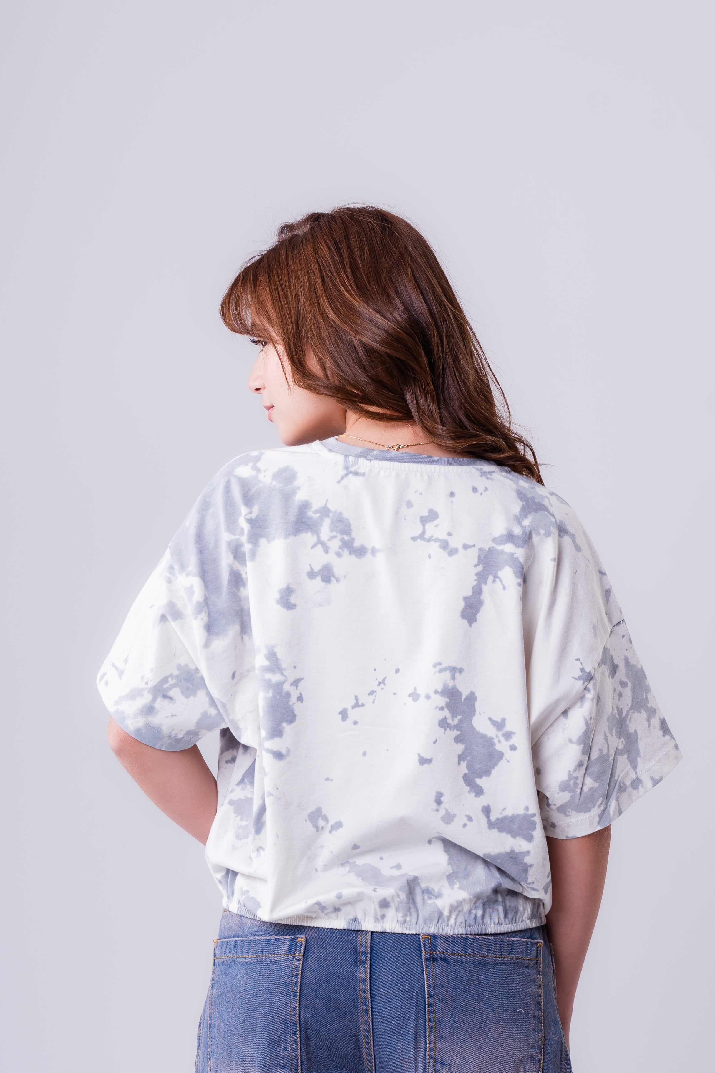 Girls’  Tropical Dream Tie-Dye Oversized Tee