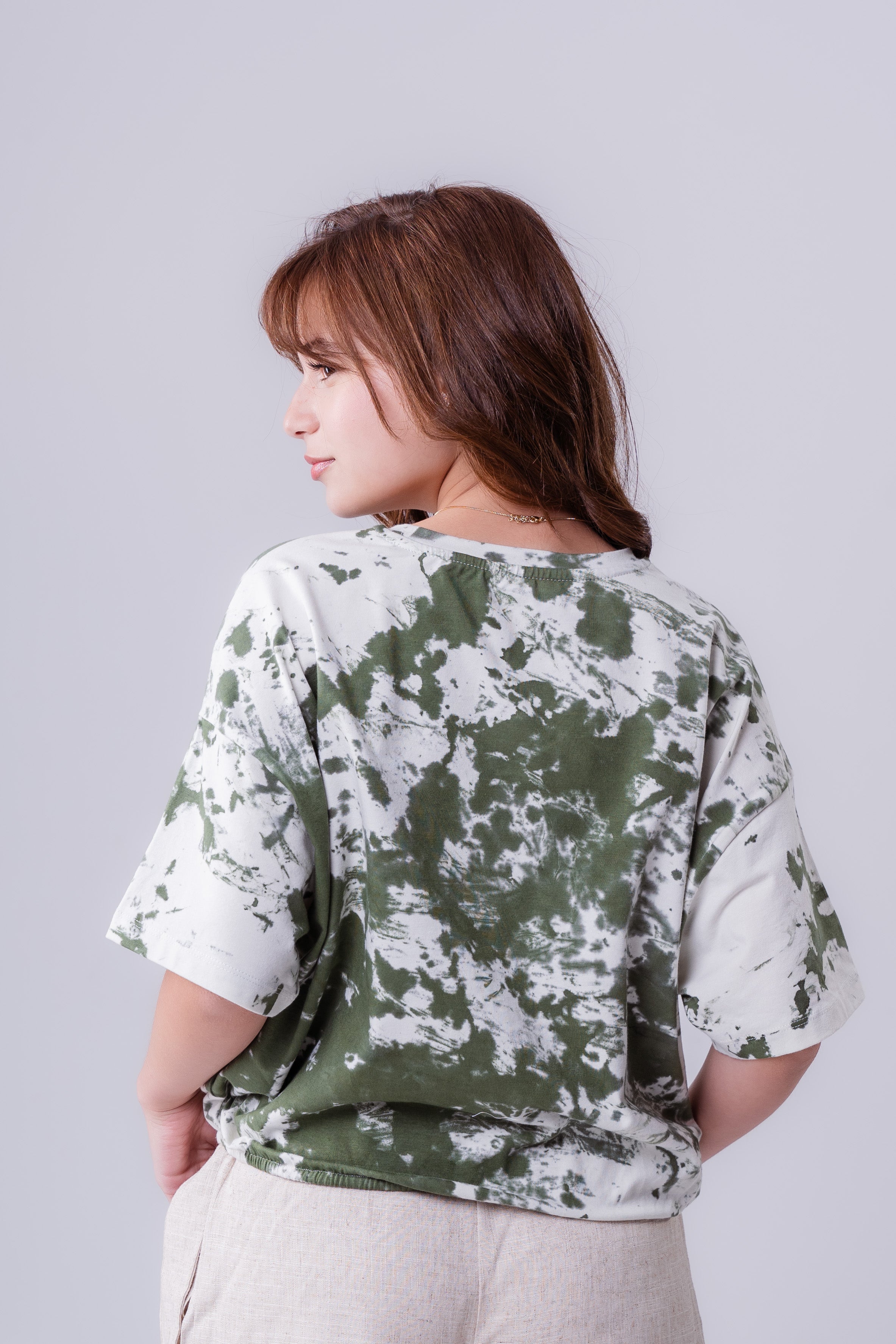 Girls’  Tropical Dream Tie-Dye Oversized Tee