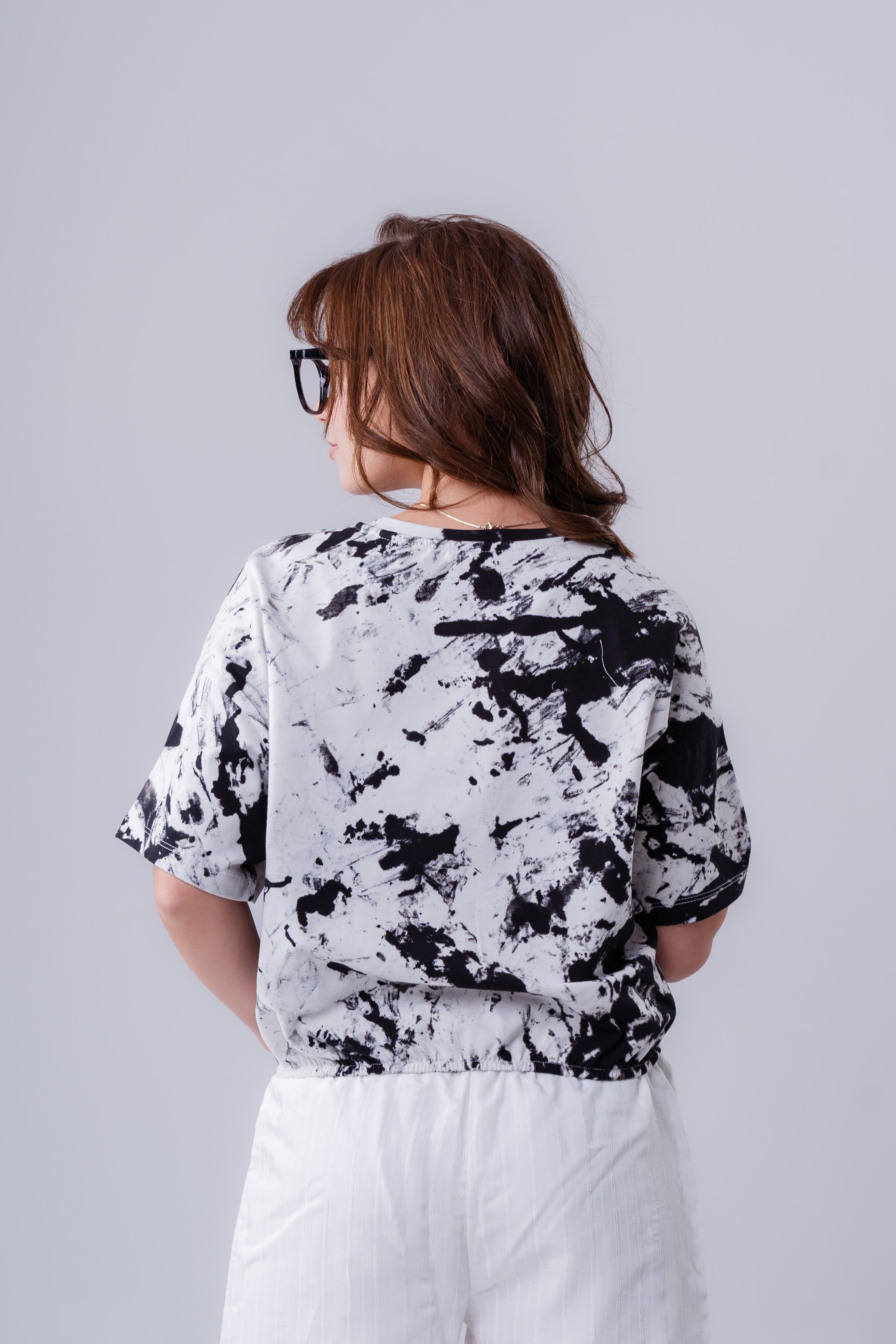 Girls’  Tropical Dream Tie-Dye Oversized Tee