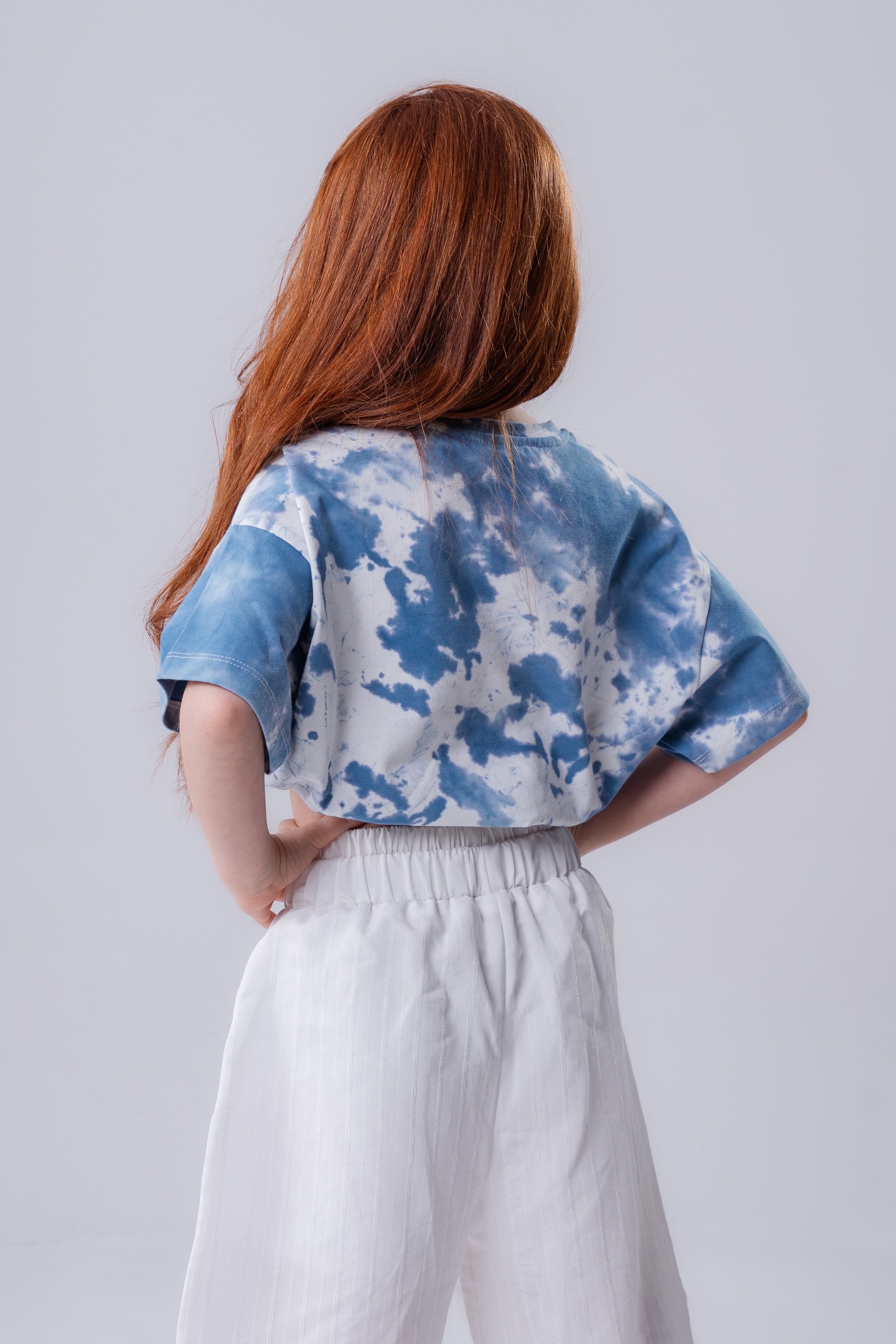 Girls’  Tropical Dream Tie-Dye Oversized Tee