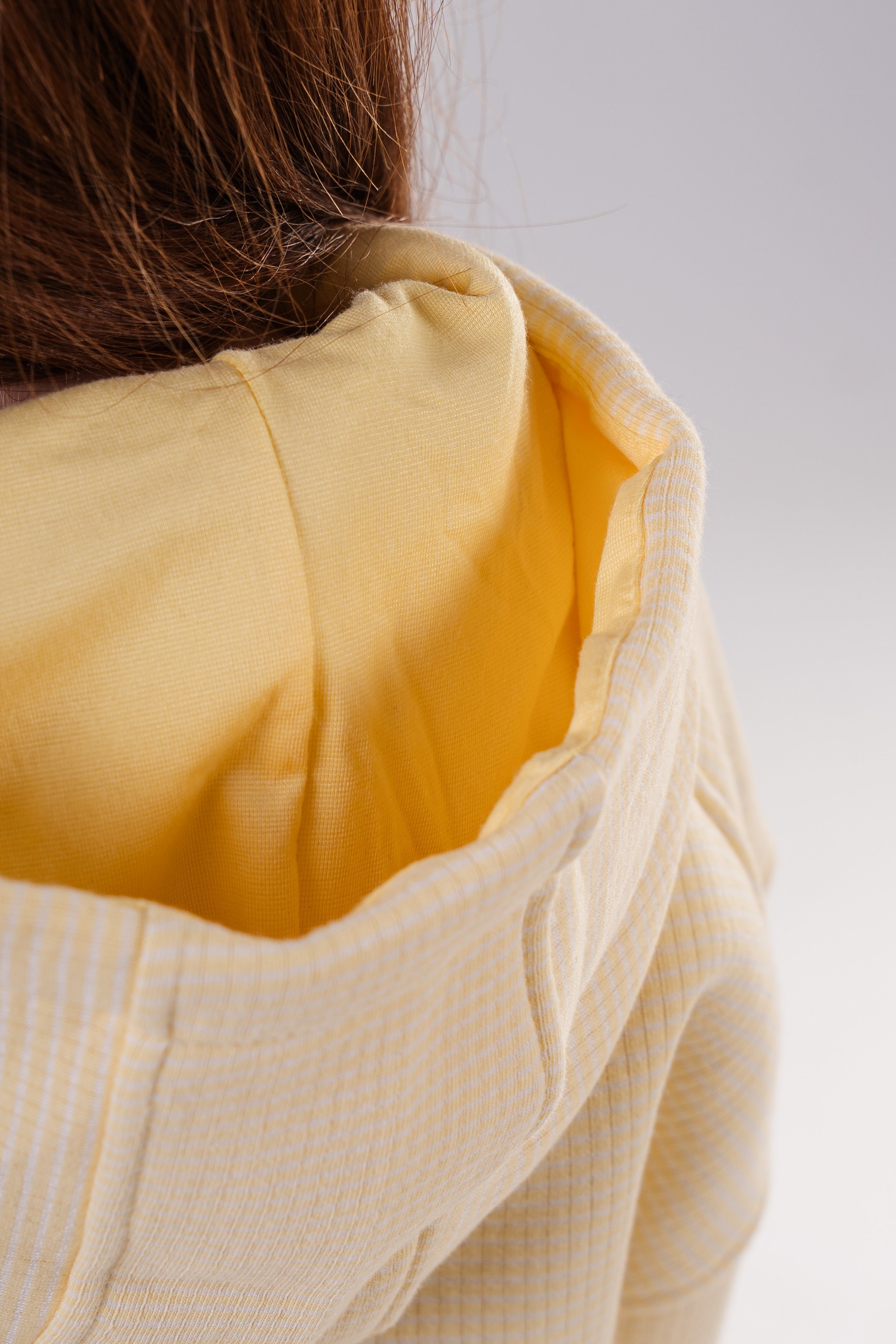 Girls Relaxed Fit Textured Cropped Hoodie