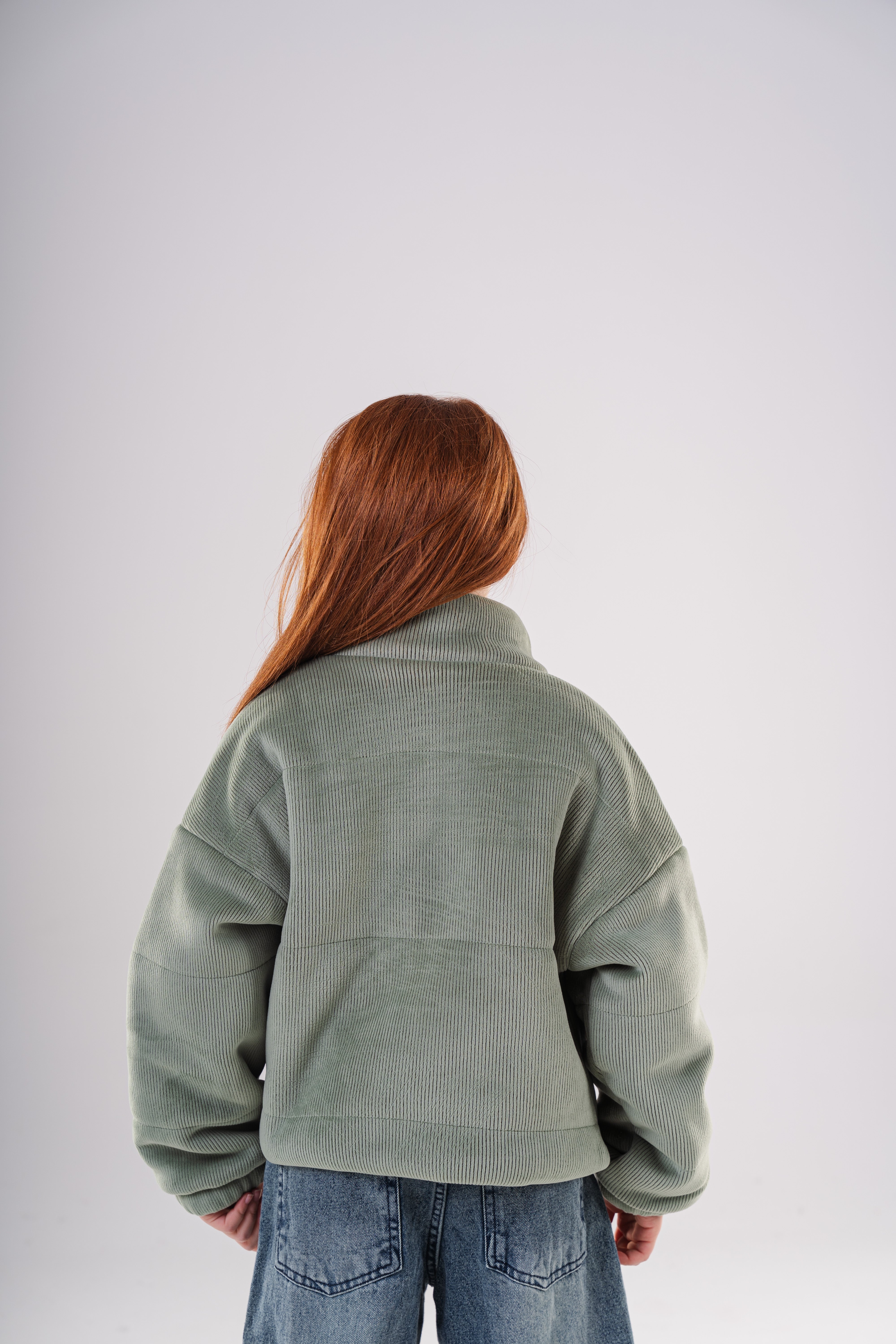 Girls' Corduroy Bomber Jacket