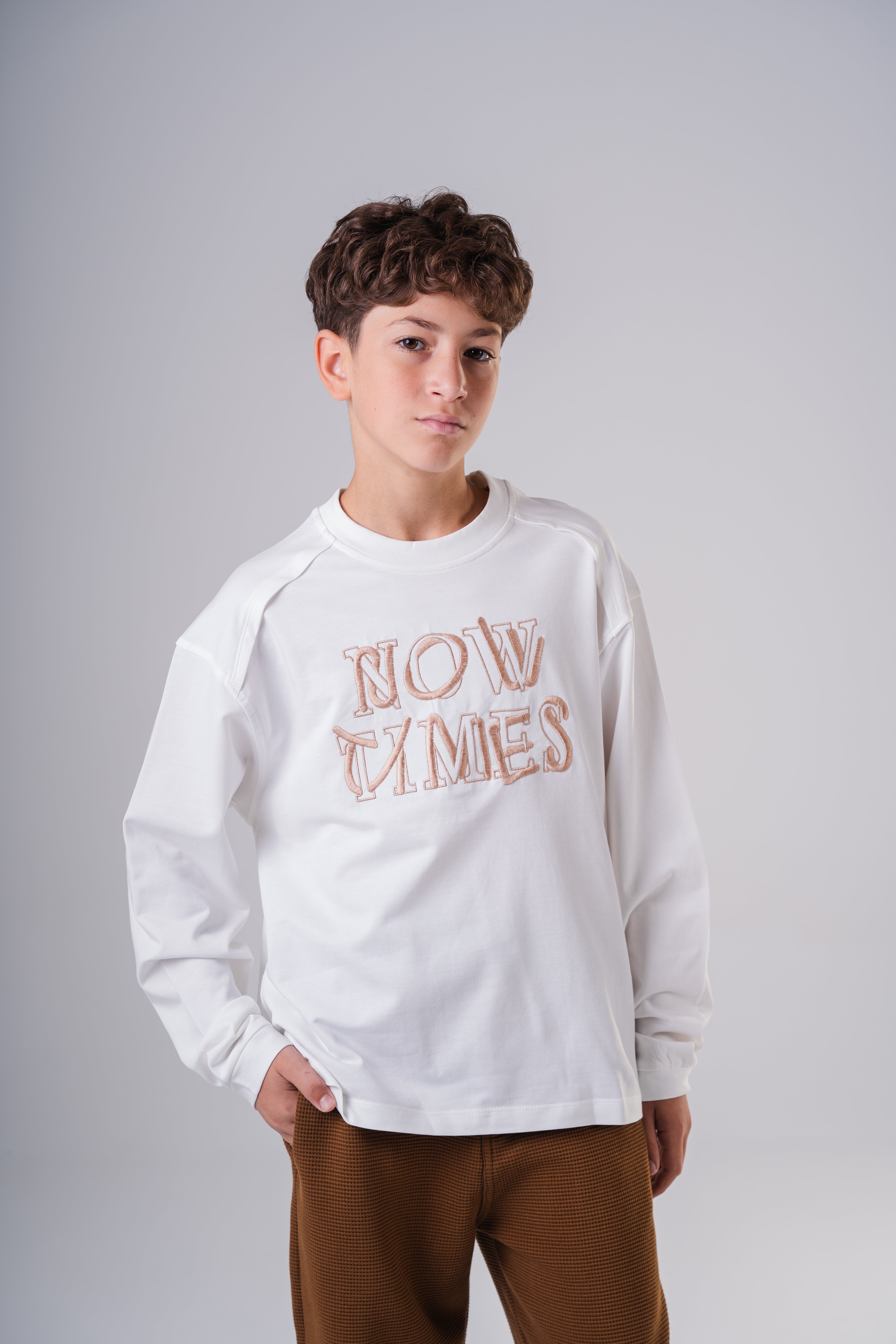Boys' crew neck Sweatshirt with embroidery