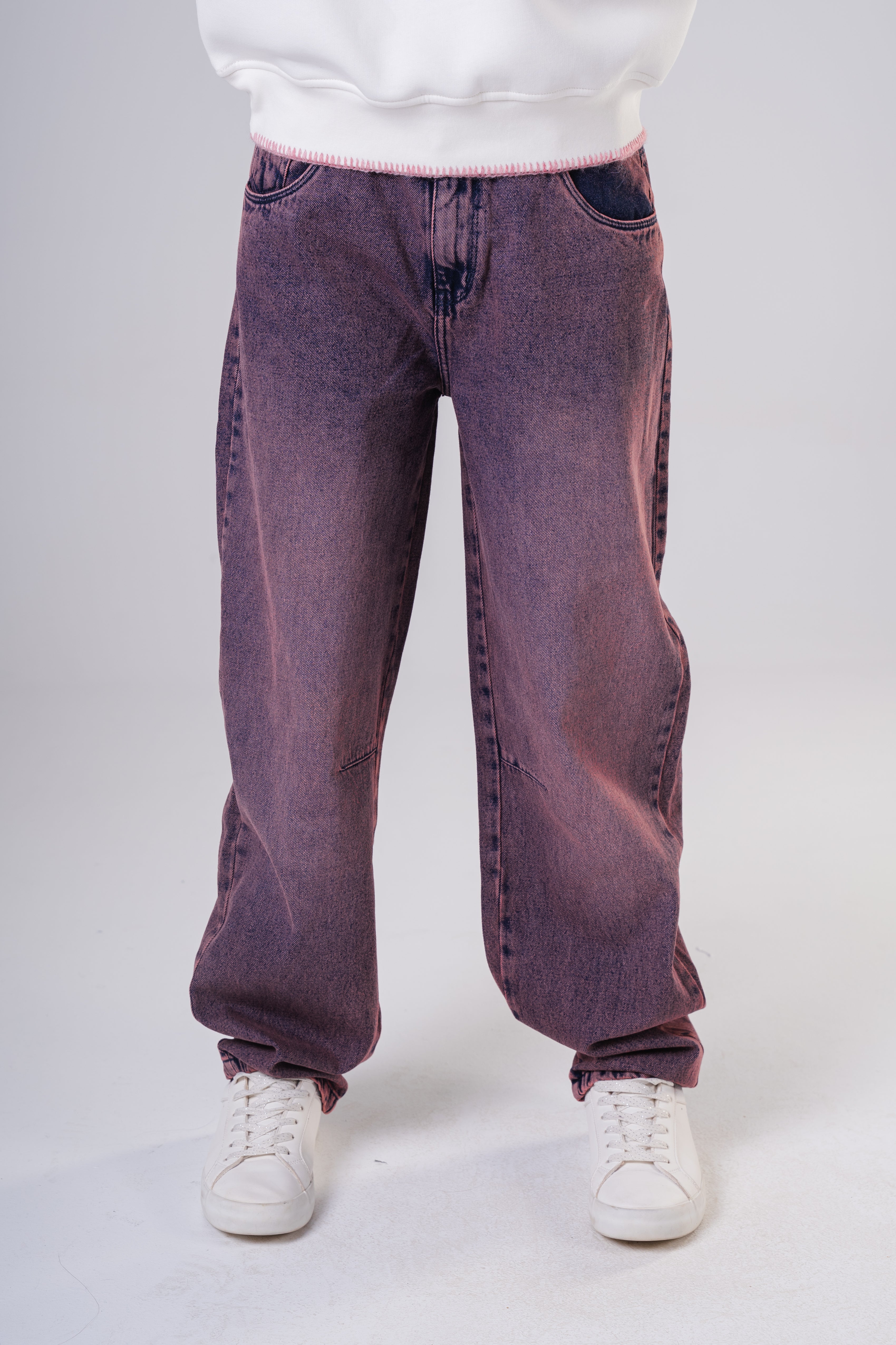 Girls Relaxed Fit Baggy Jeans