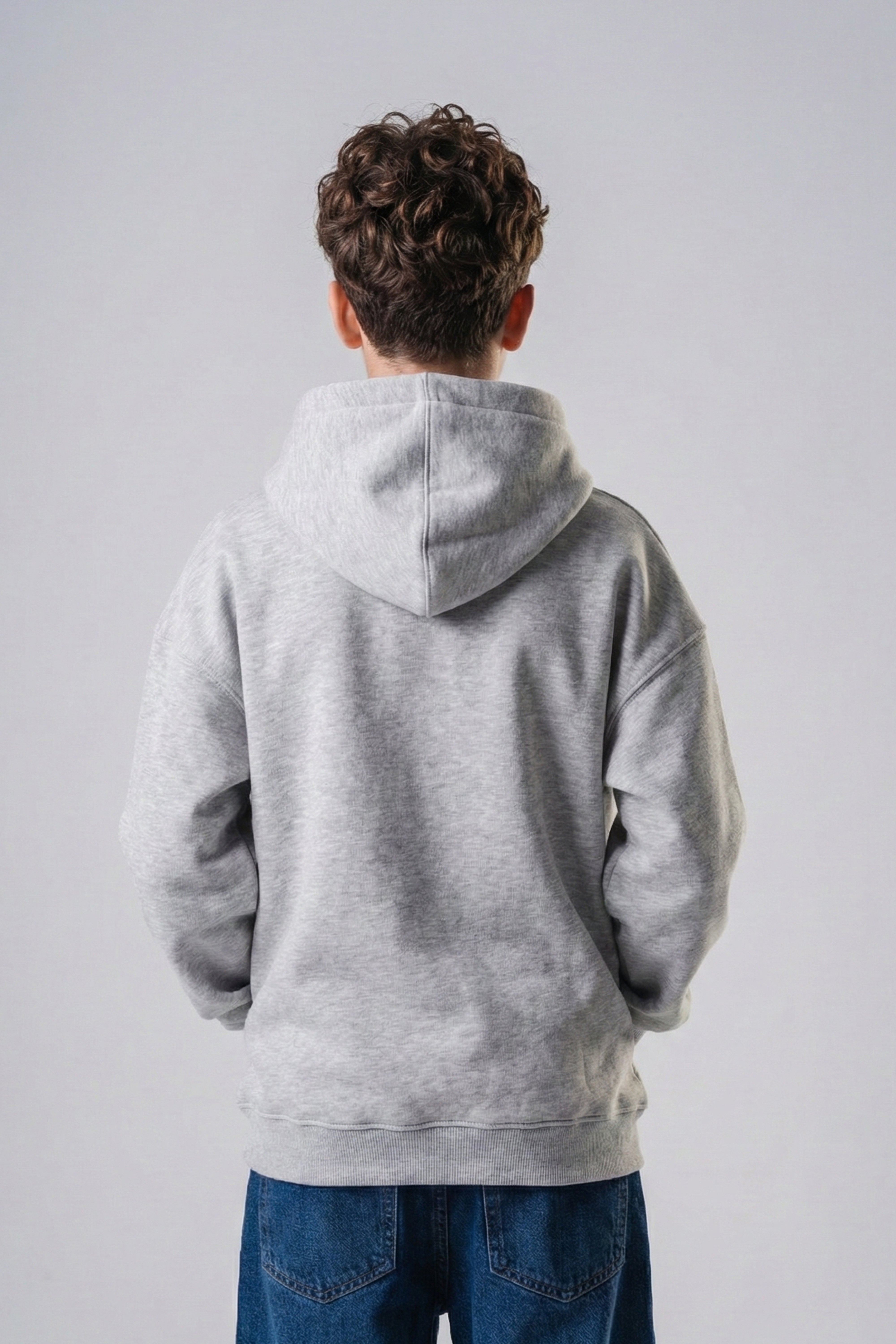 Oversized Hoodie with Eagle Graphic For Boys