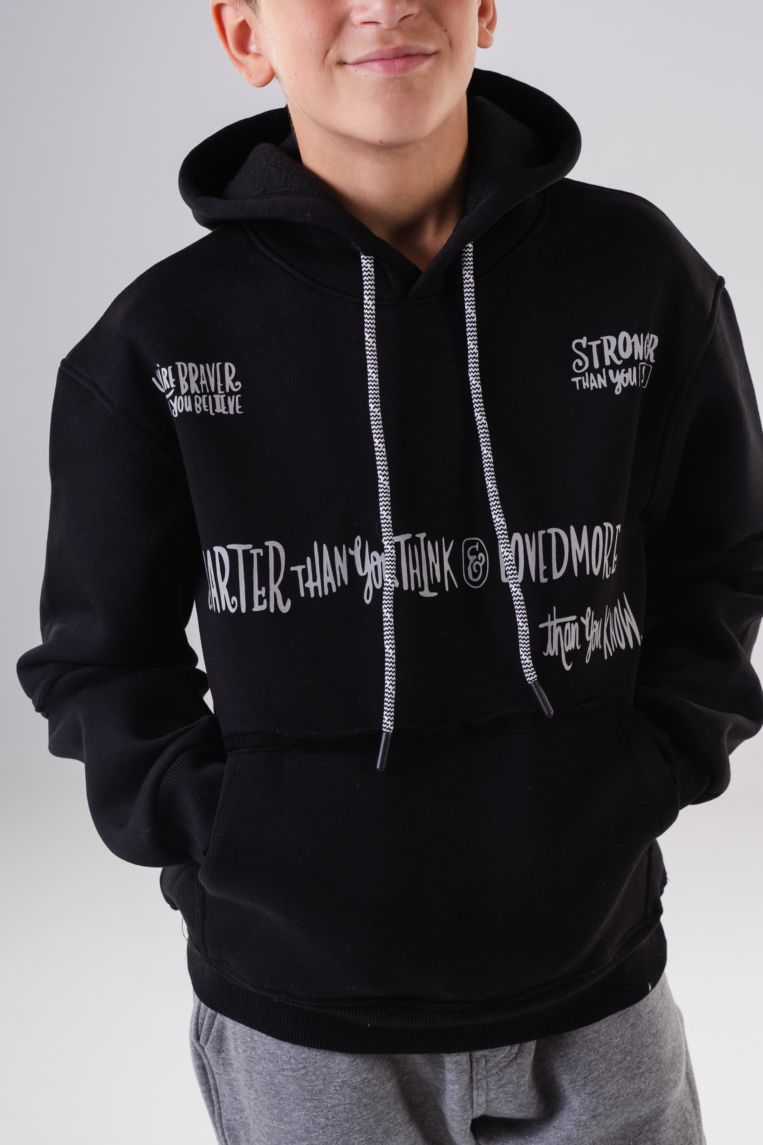 Boys' Fleece Hoodie with Front Pocket