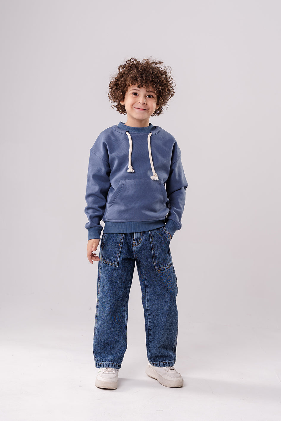 Boys Sweatshirt With Print On Back