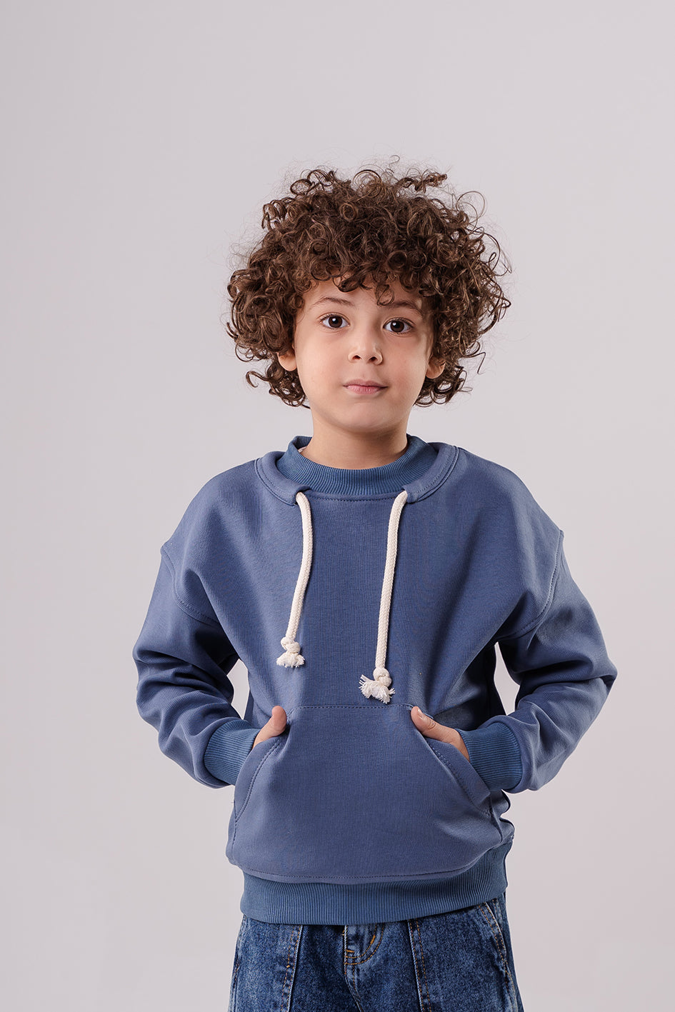 Boys Sweatshirt With Print On Back
