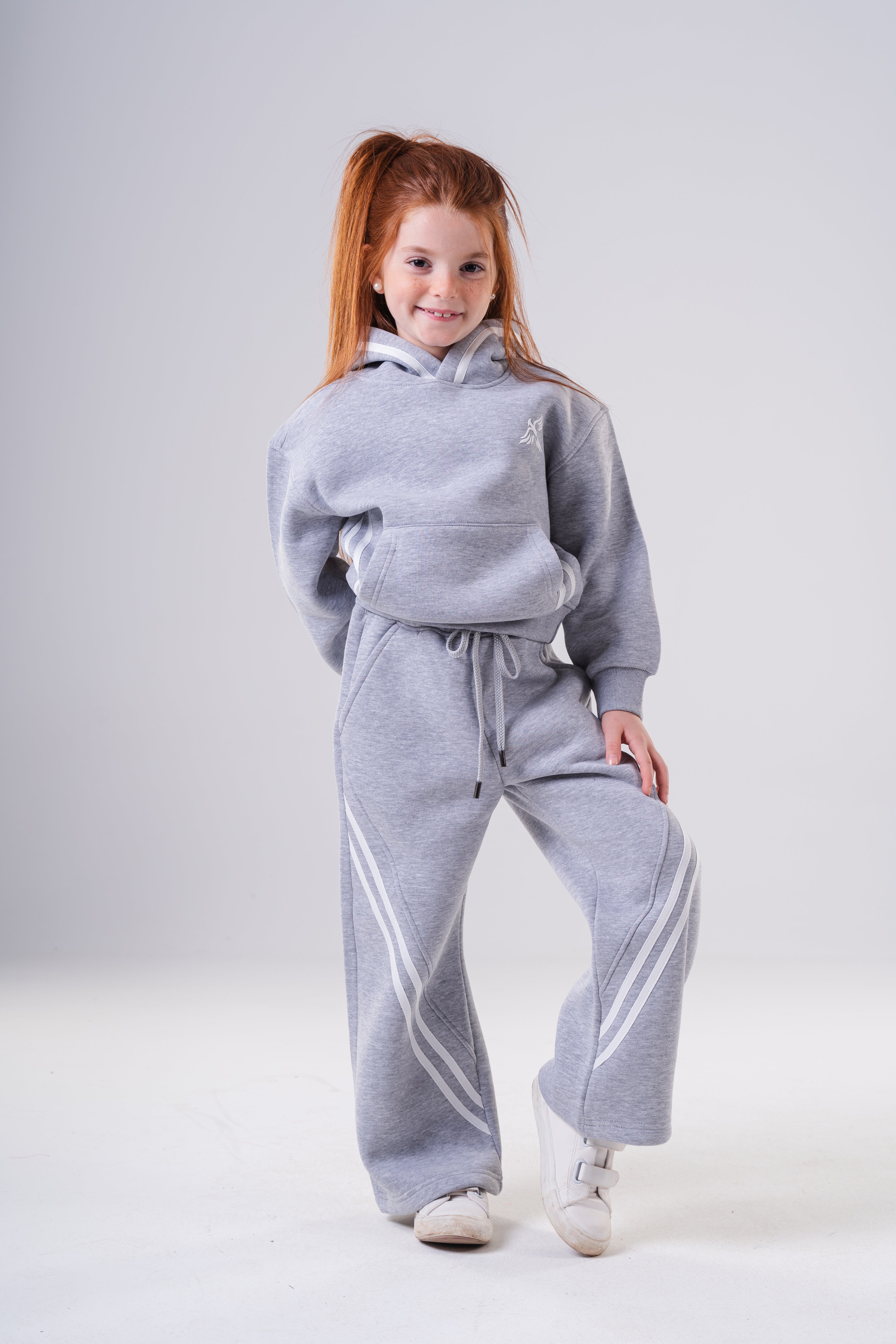 Girls Oversized Fleece Loungewear Set