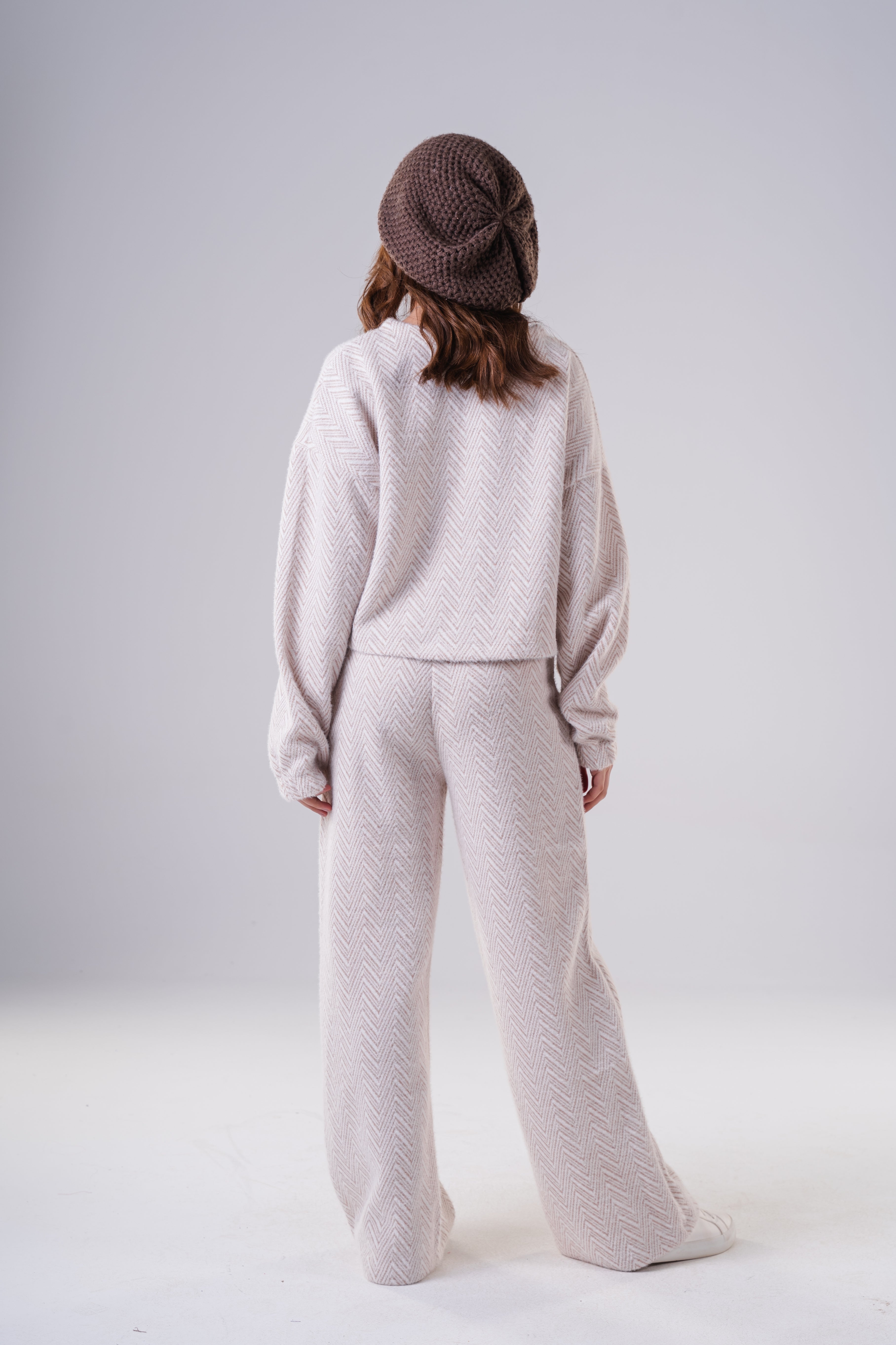 Girls Texture Cozy Knit Two-Piece Set