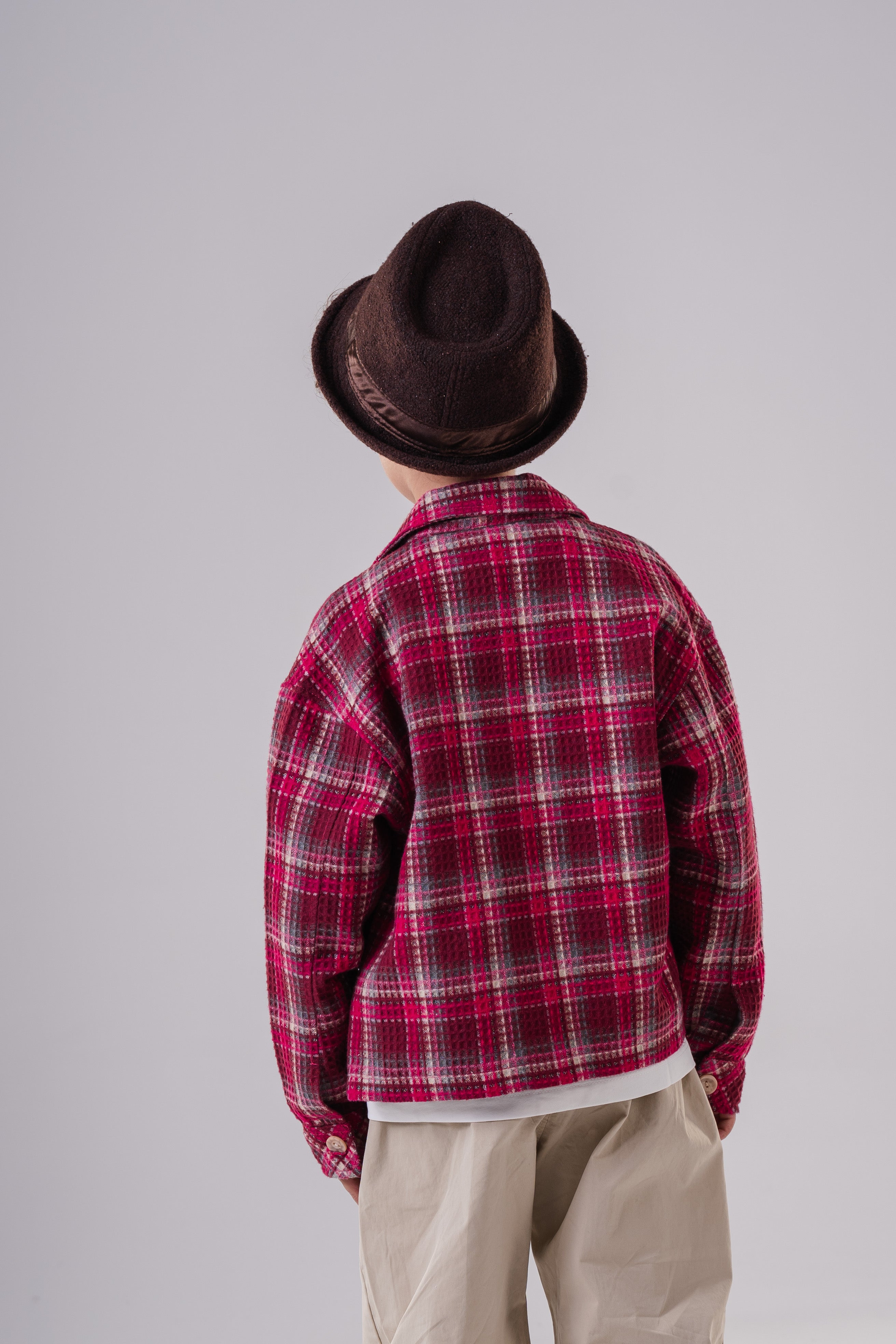 Boys' Plaid Flannel Overshirt