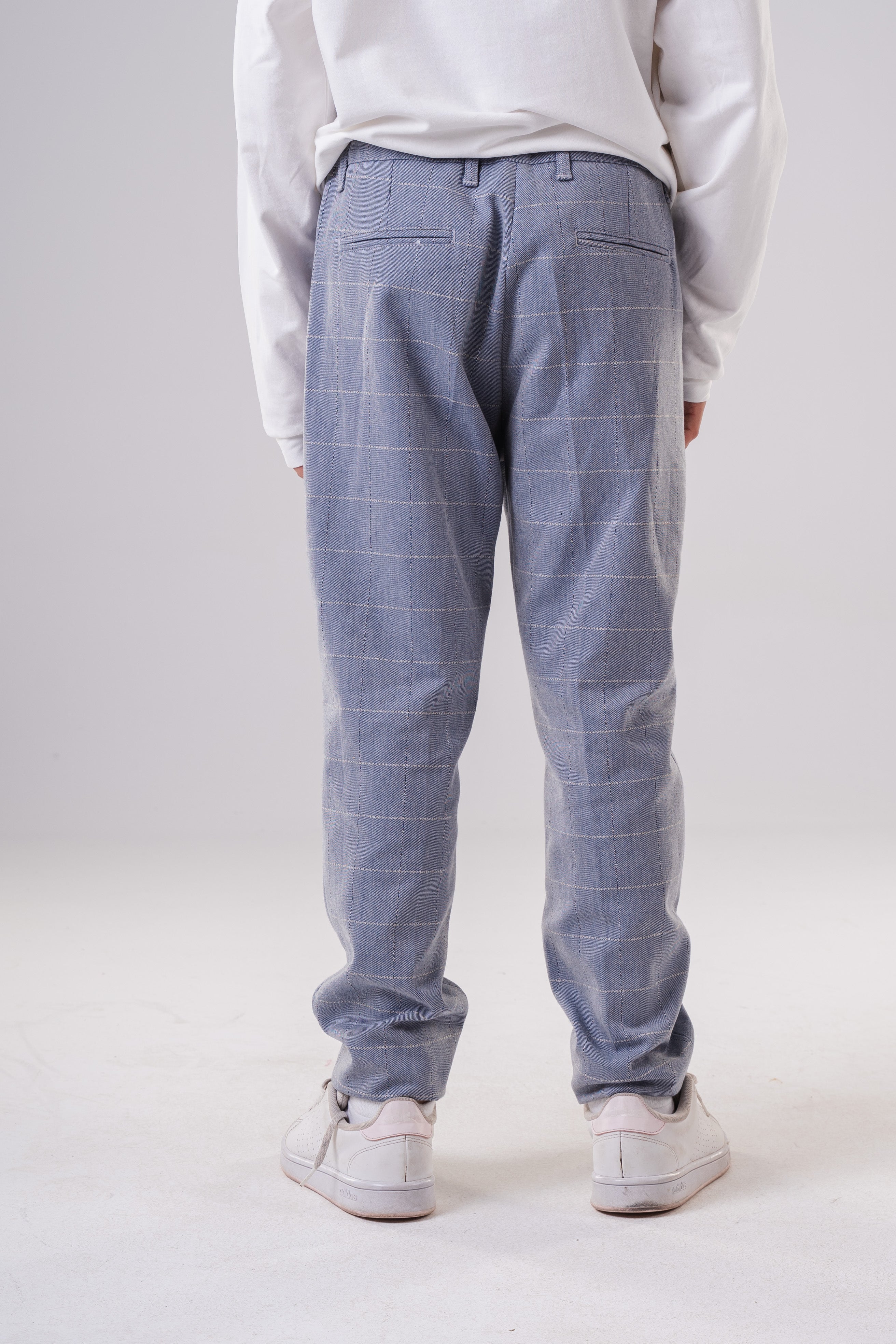 Boys' Checkered Plaid Trousers