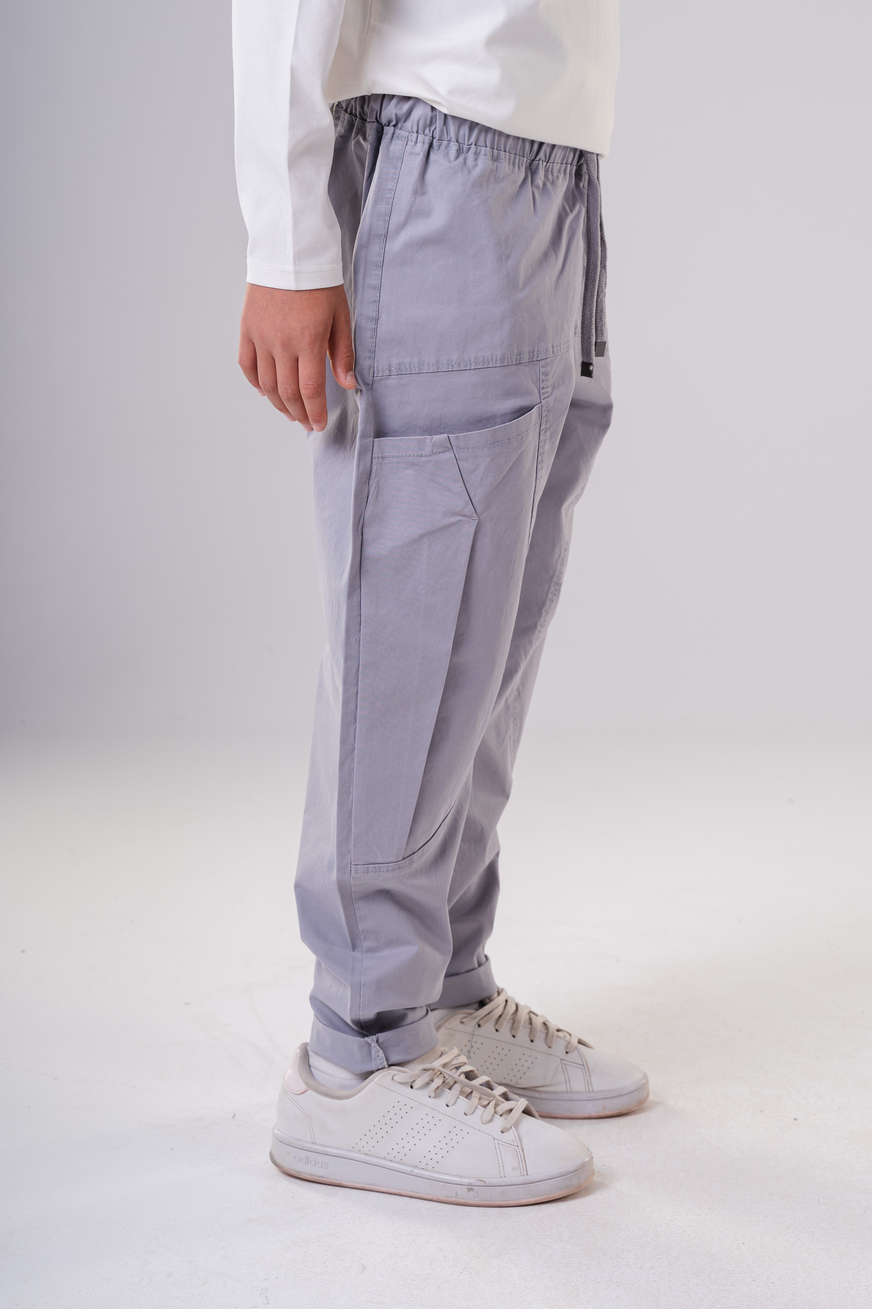 Boy's Wide-Leg Cargo Pants