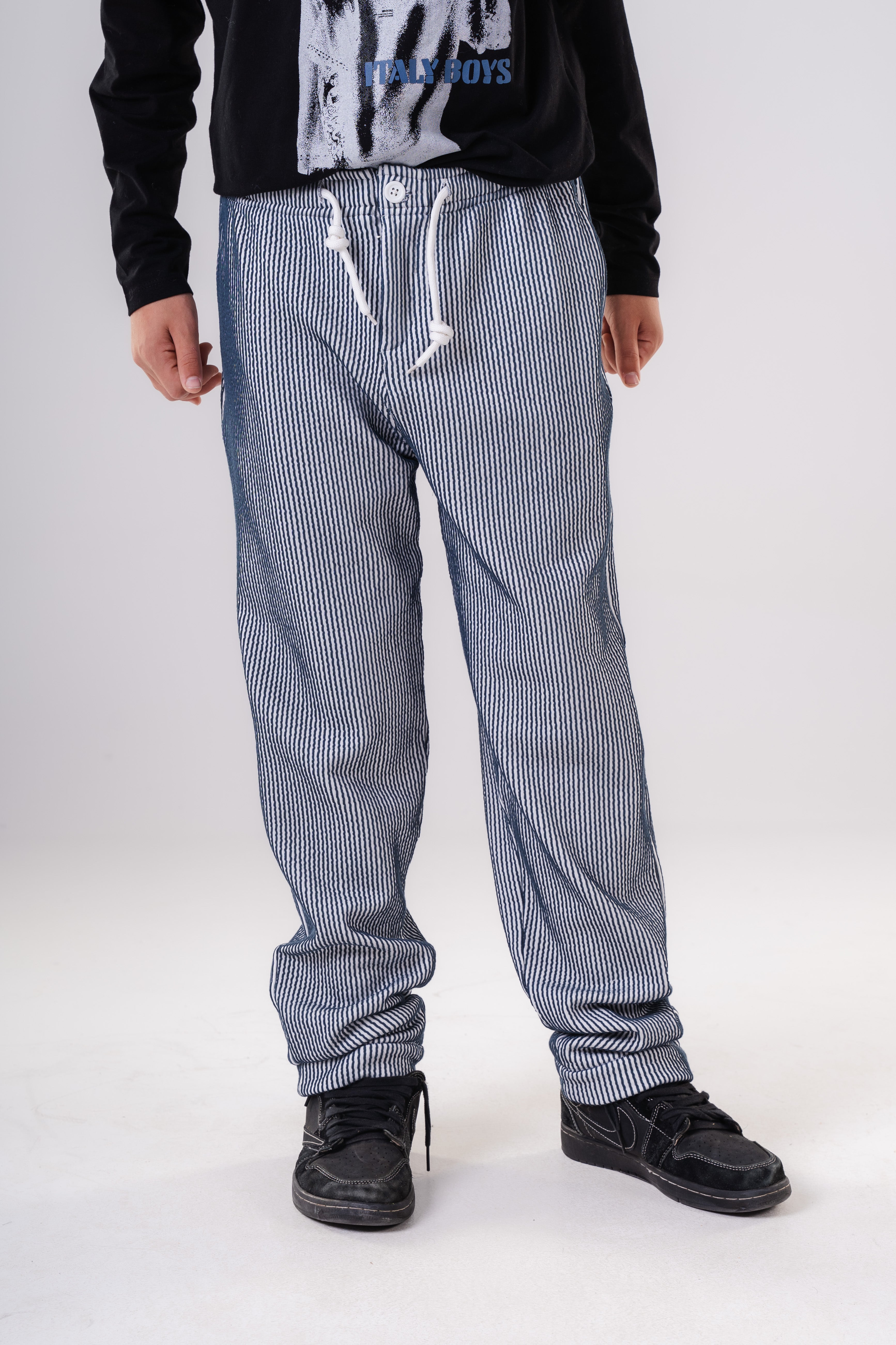 Boy's Vertical Stripe Pants