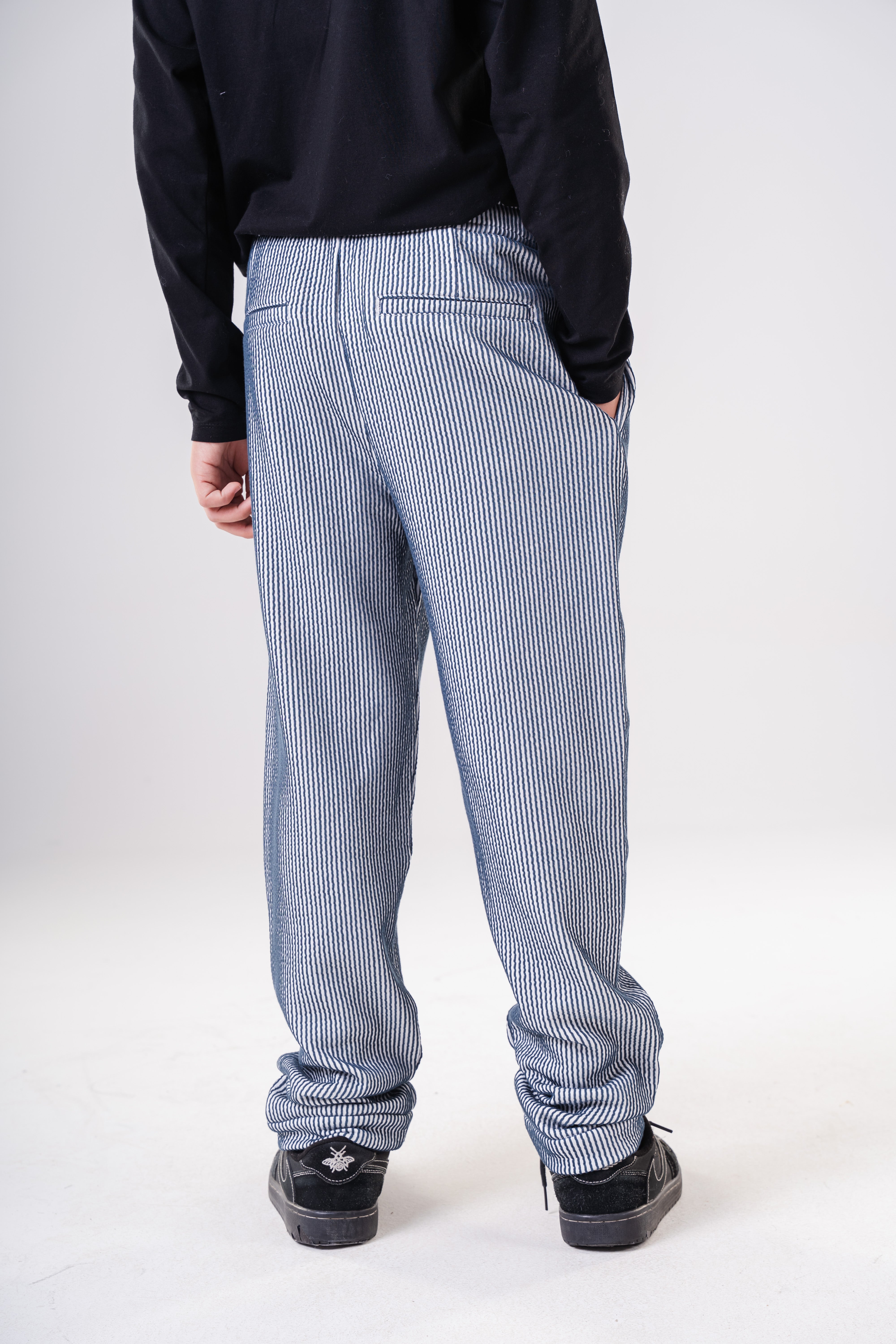 Boy's Vertical Stripe Pants
