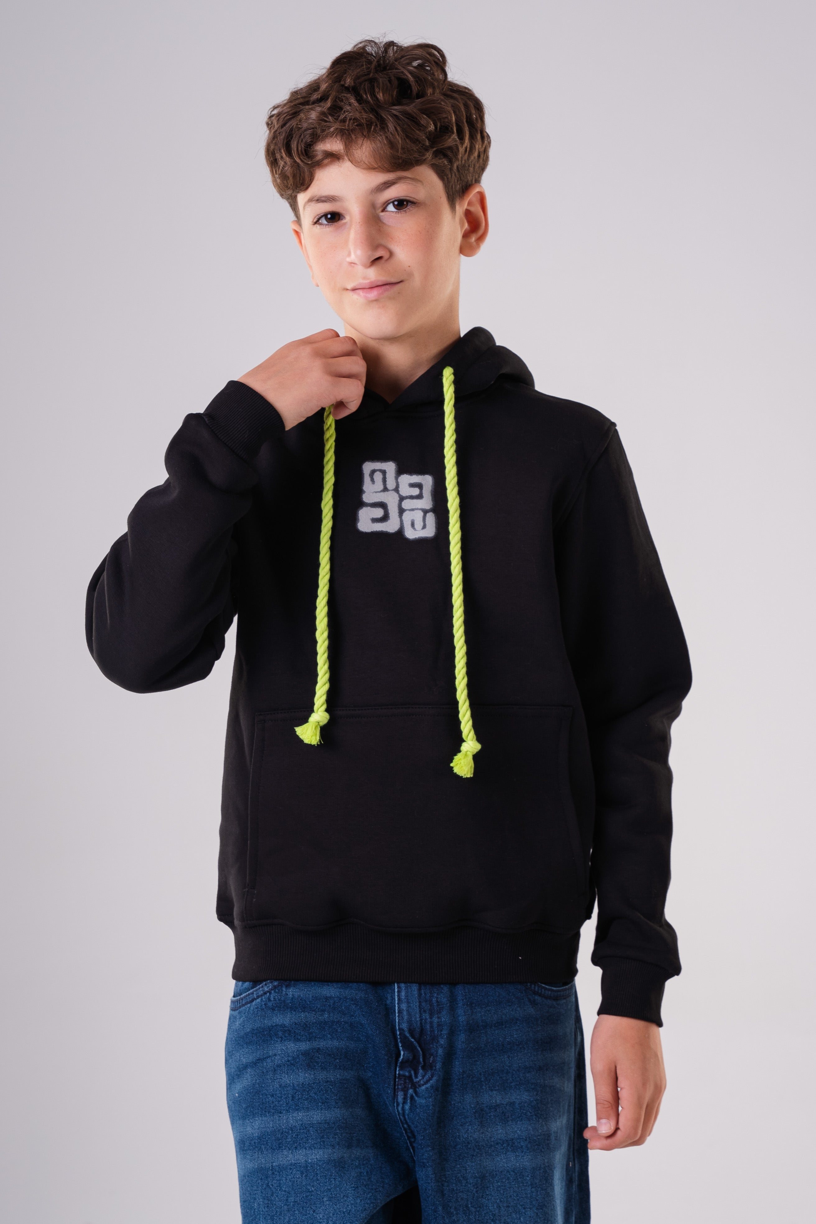 Skeleton Spine Graphic Hoodie For Boys