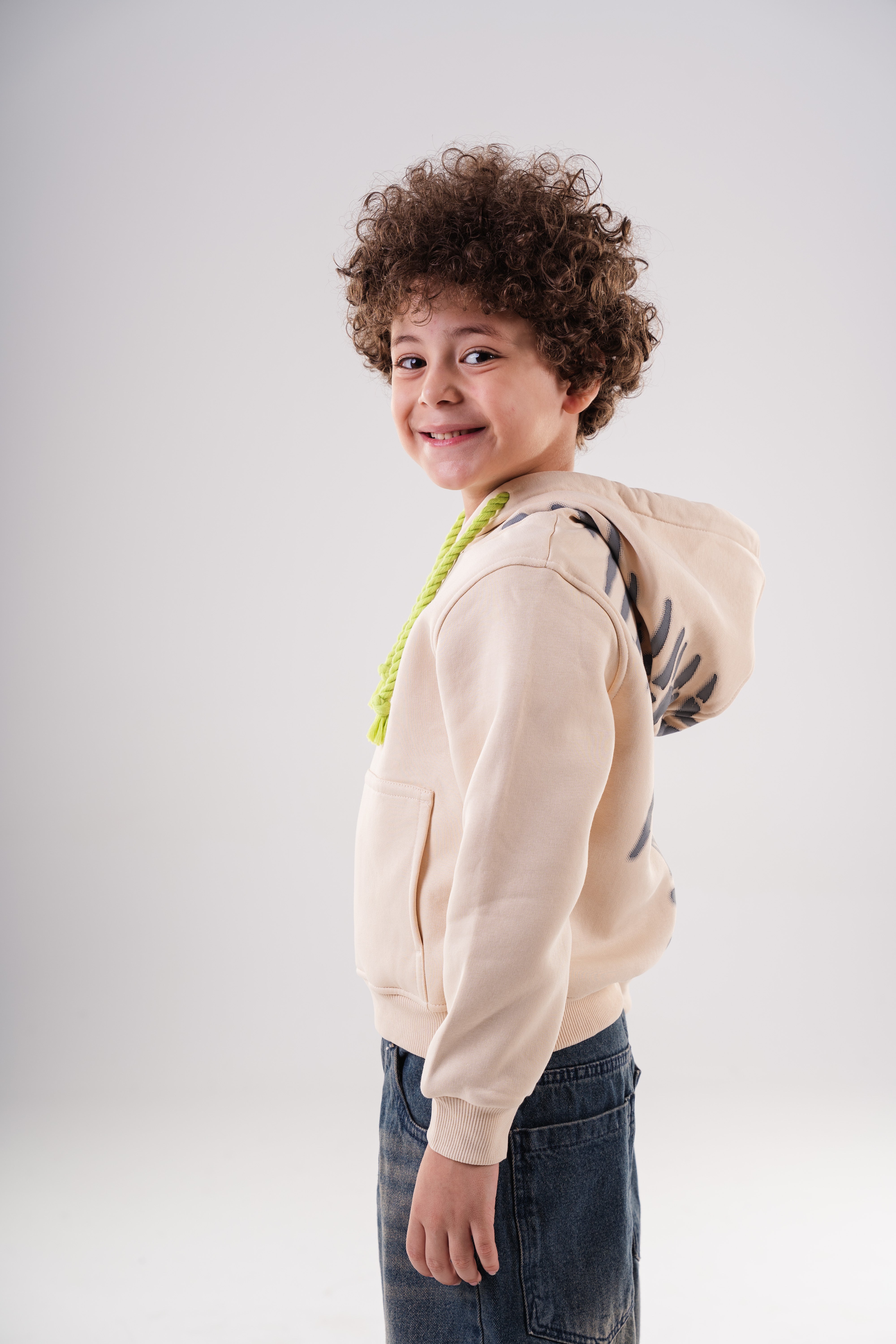 Skeleton Spine Graphic Hoodie For Boys