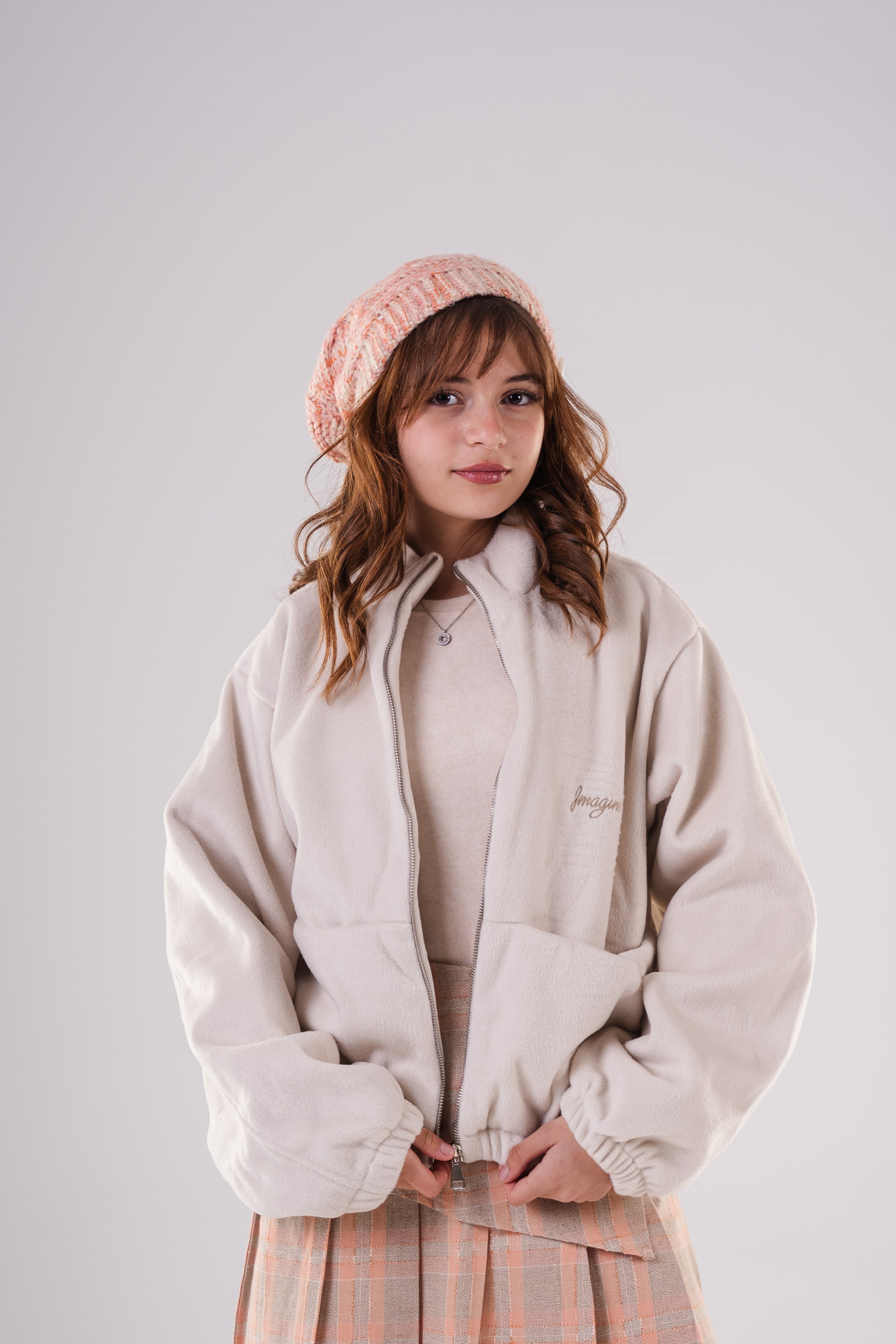 Girls Classic Faux Fur Jacket