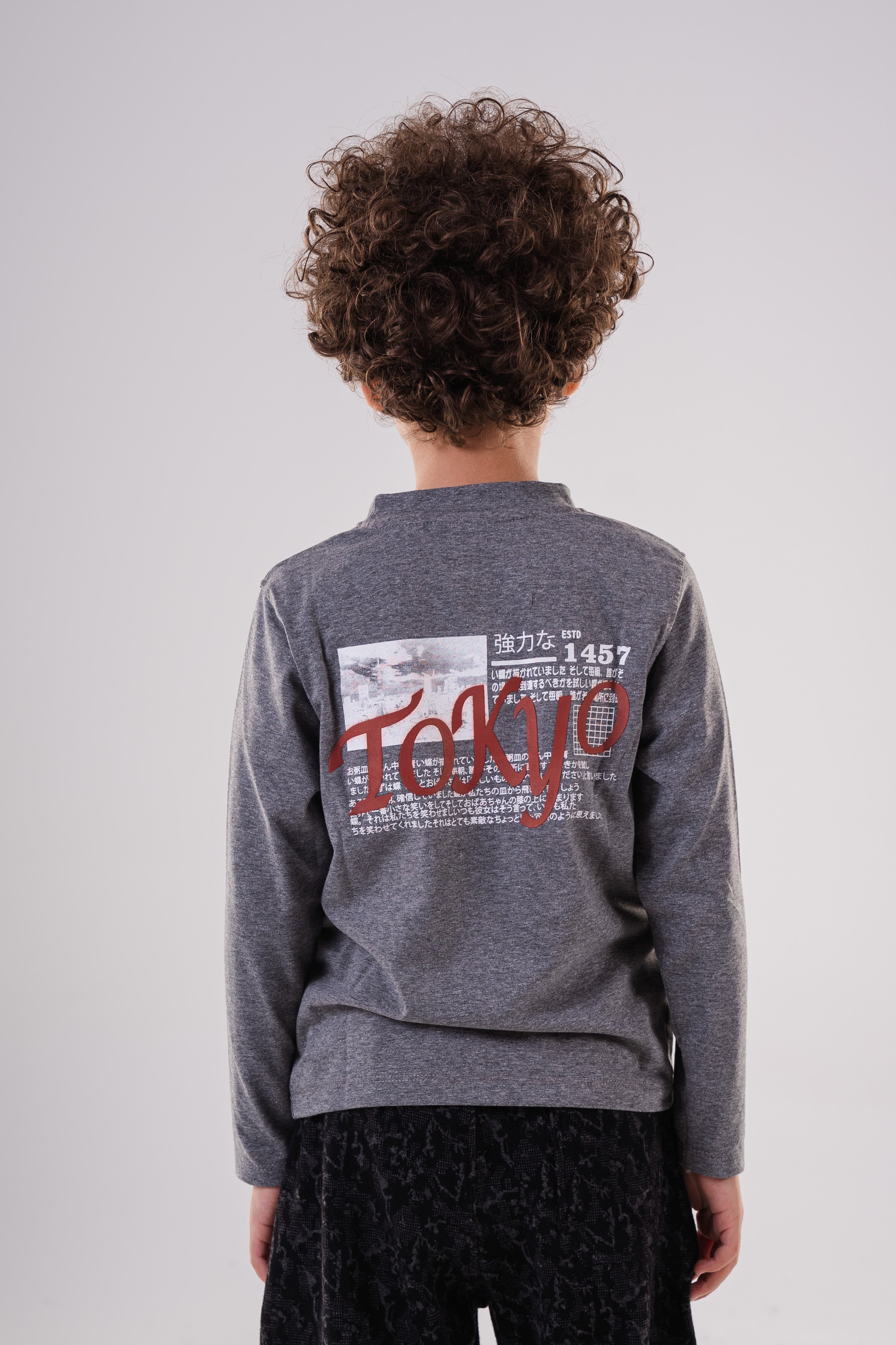 Boy's Long Sleeve Graphic Sweatshirt