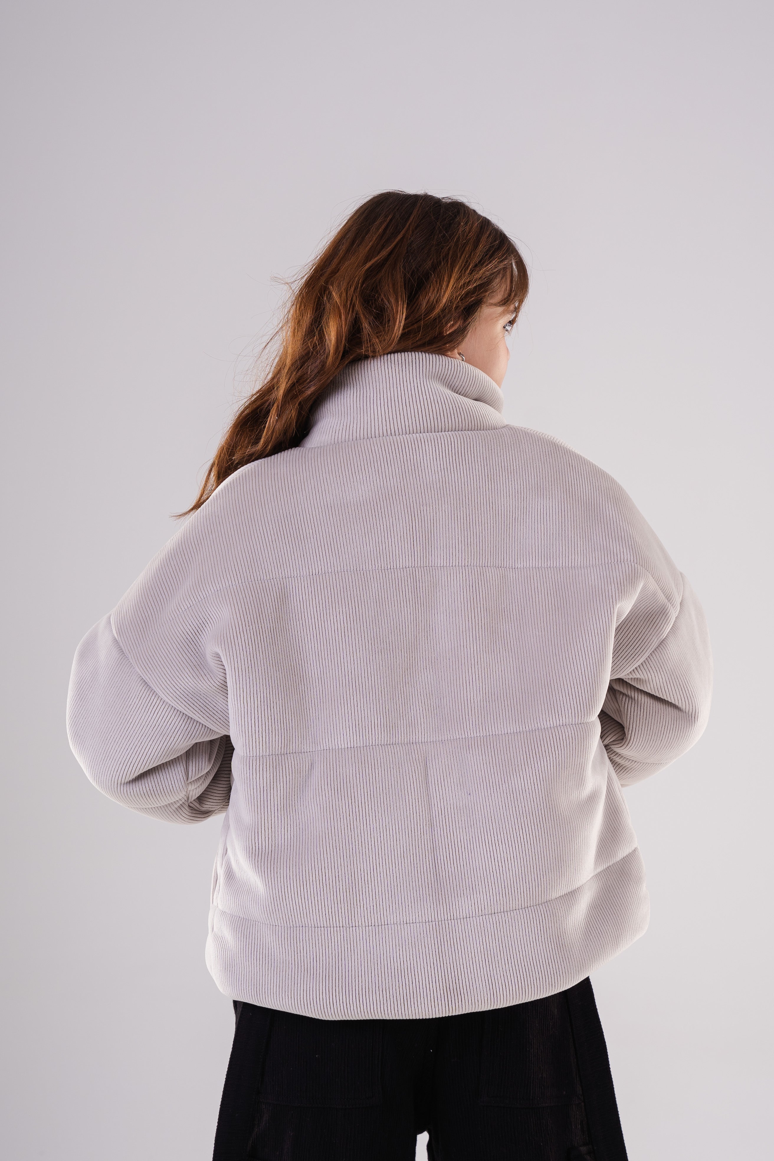 Girls' Corduroy Bomber Jacket