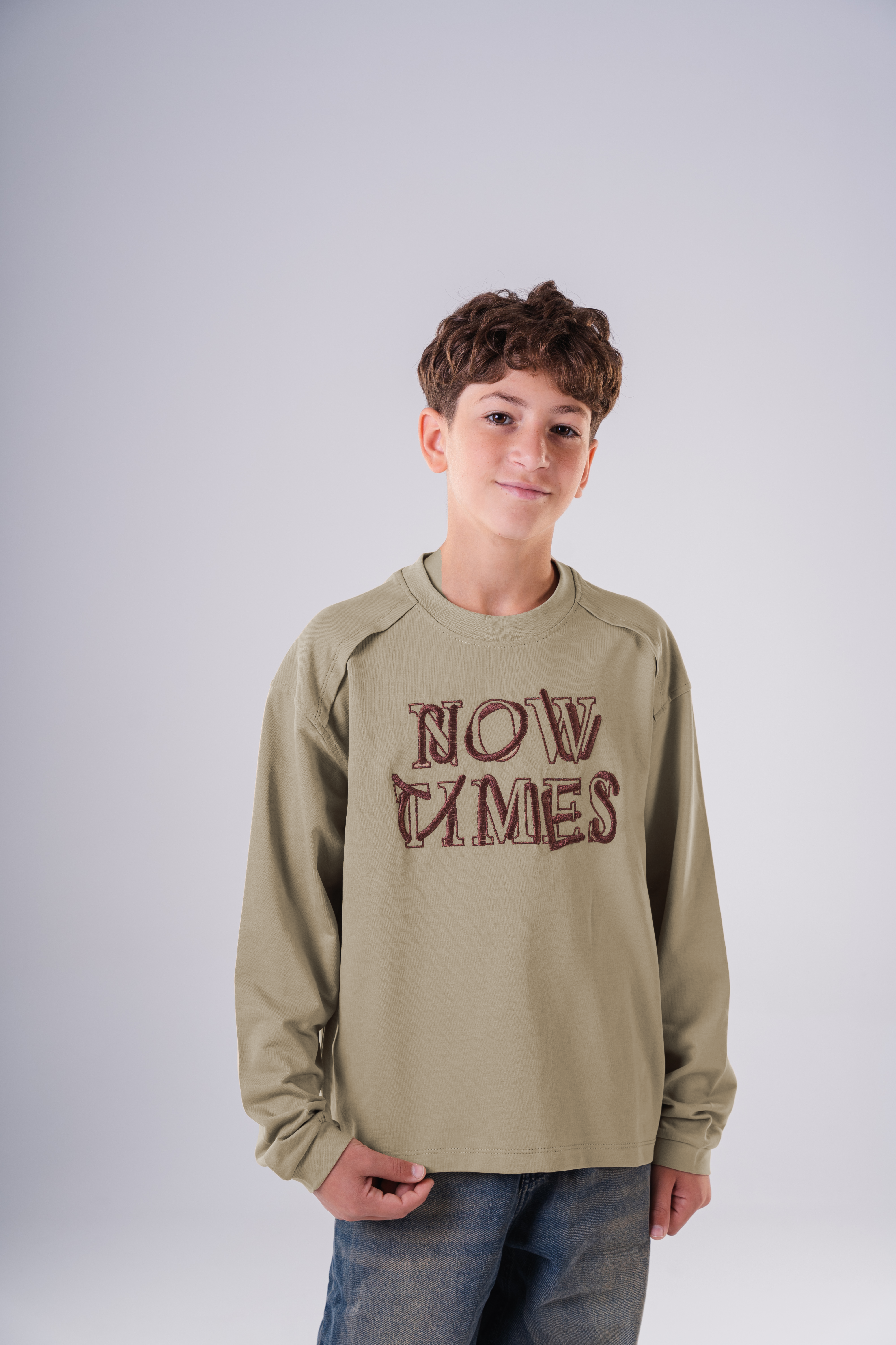 Boys' crew neck Sweatshirt with embroidery