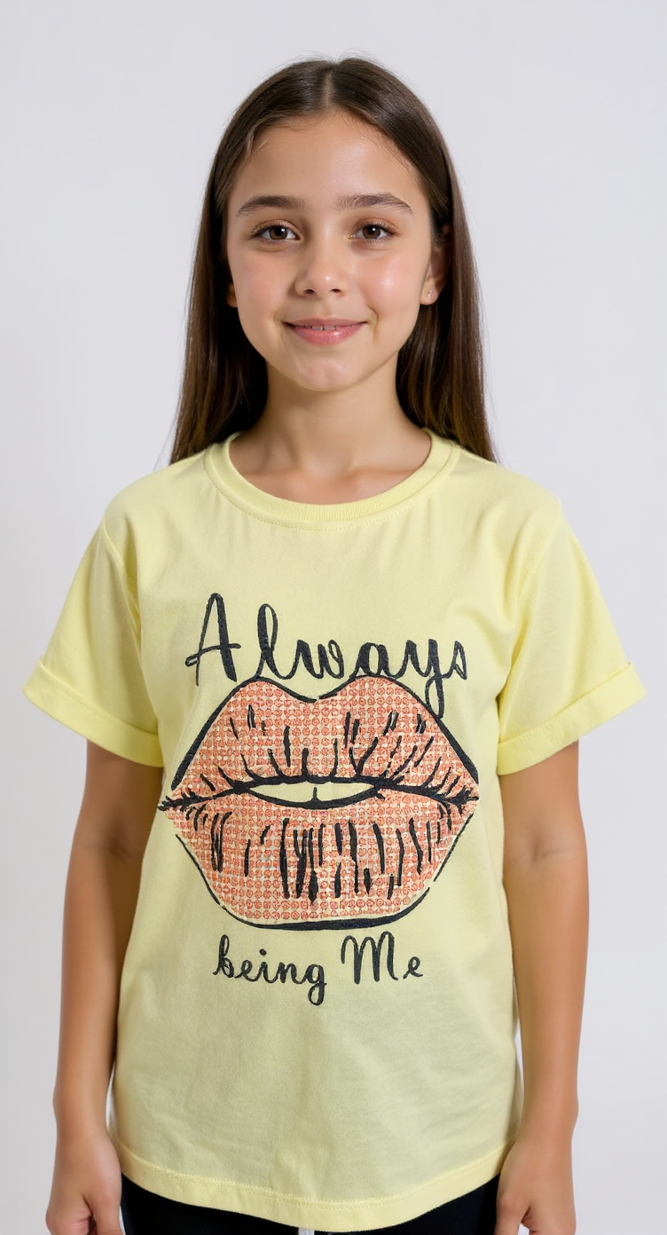 Girls Short Sleeve T-Shirt
