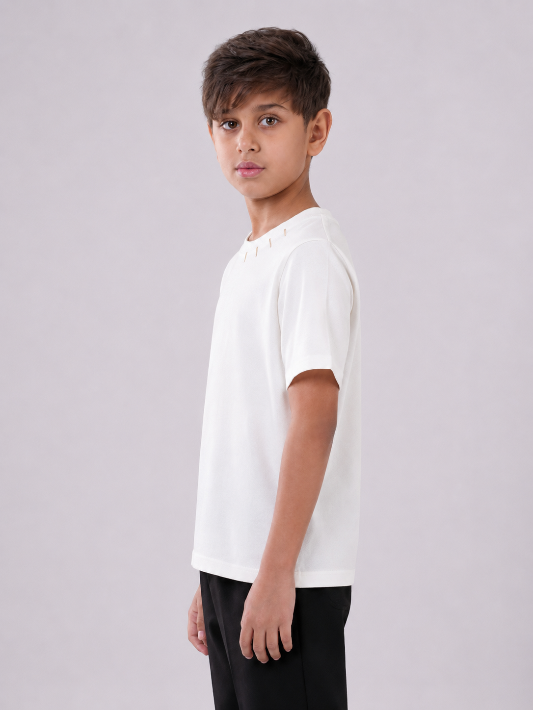 Boys’  "Believe" Inscribed Essential Tee