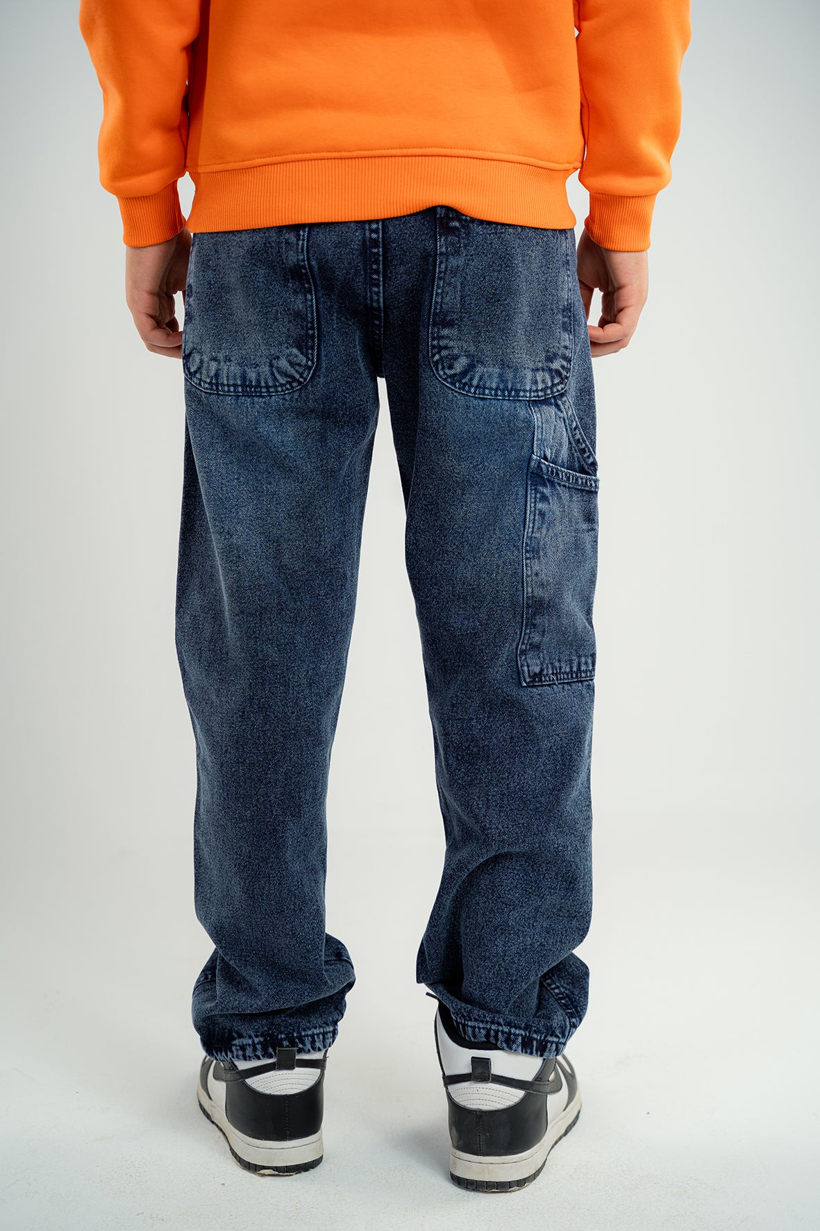 Boys Straight Fit Blue Denim Jeans