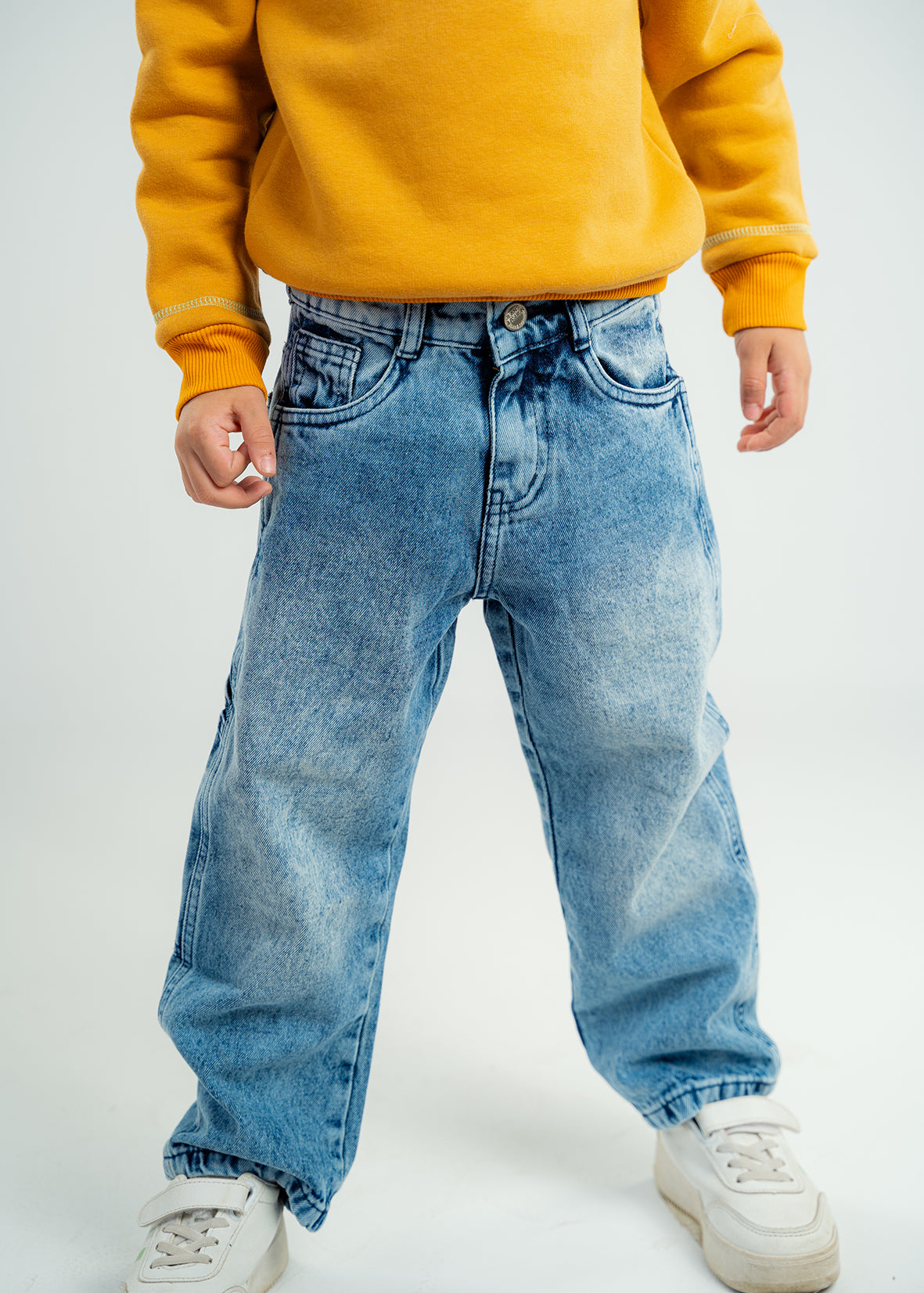 Boys Straight Fit Light Blue Denim Jeans